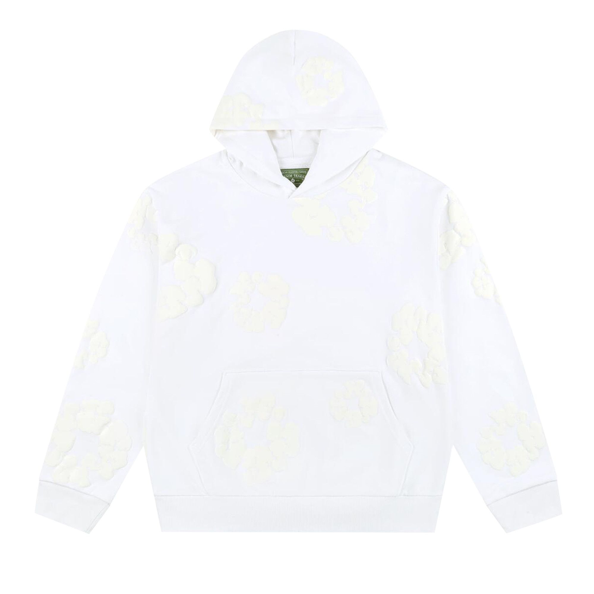Denim Tears Mono Cotton Wreath Sweatshirt 'White' - 1