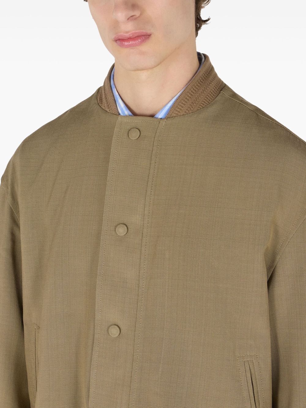 drop-shoulder bomber jacket - 5