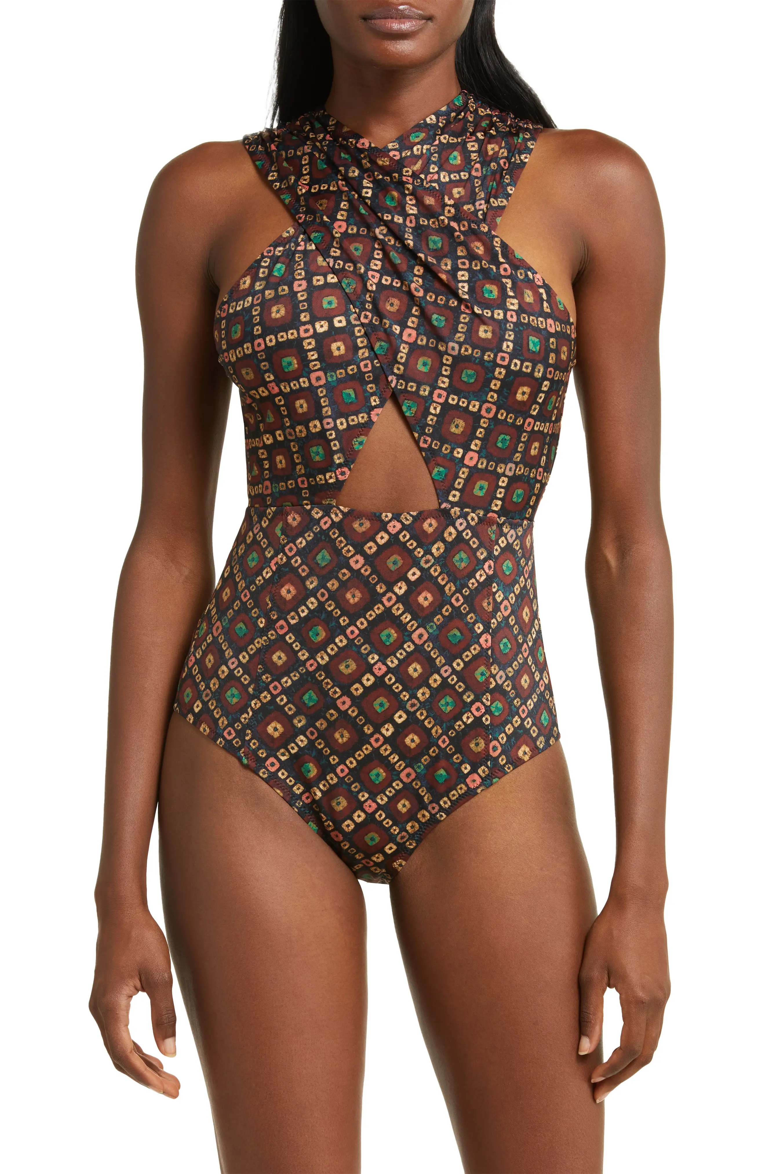 Keiran Crisscross One-Piece Swimsuit - 1