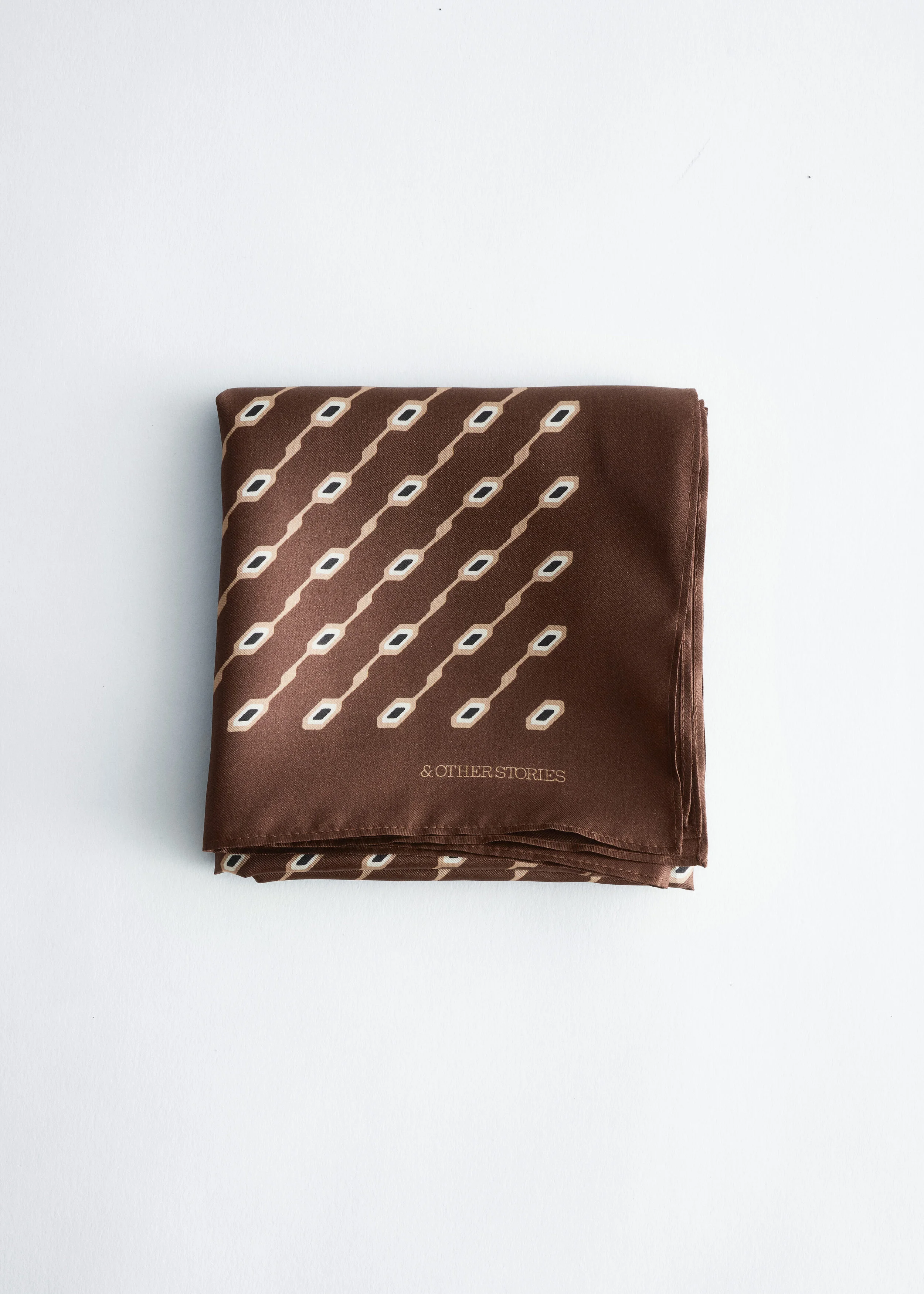 Printed Silk Scarf - 1