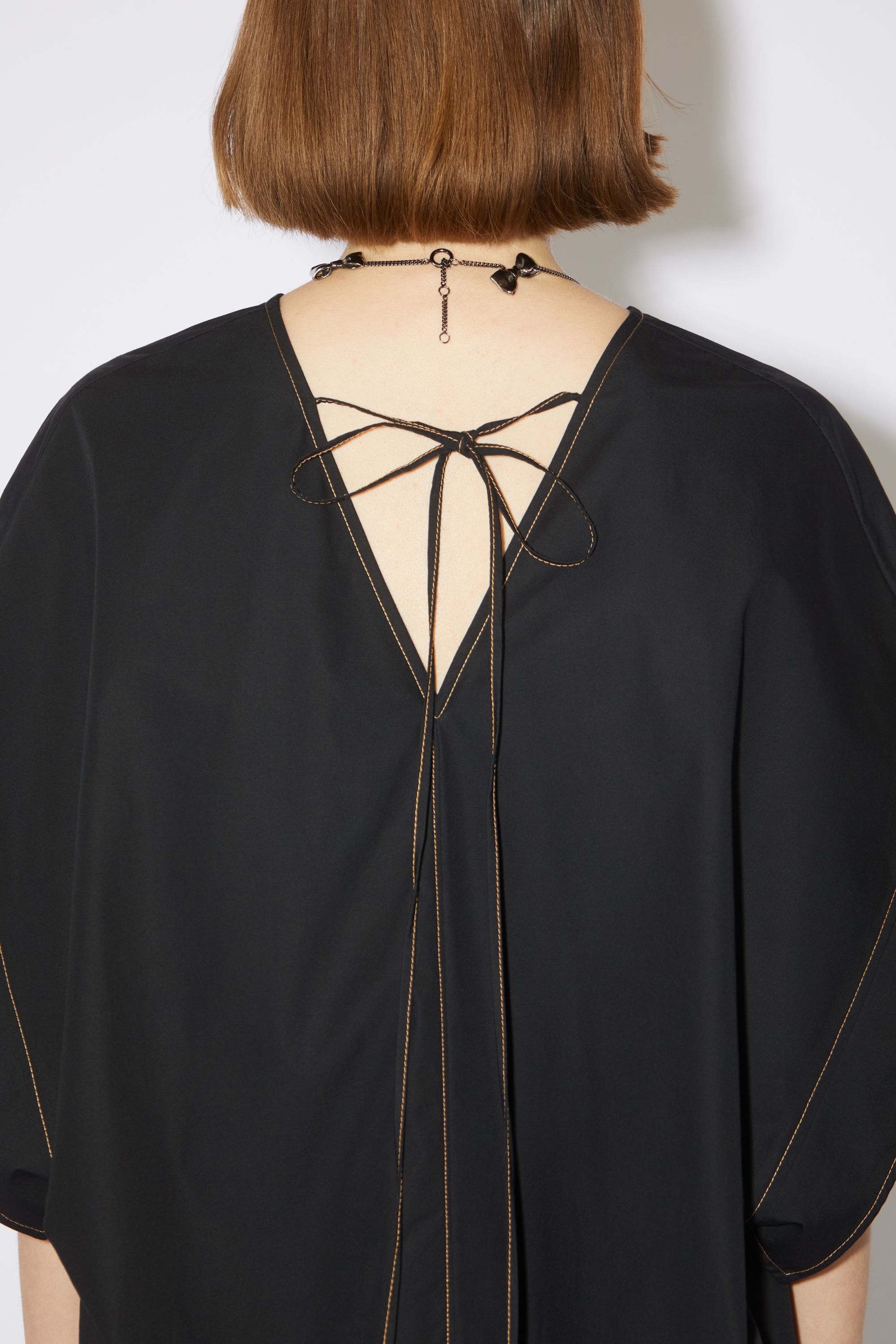 Short sleeve dress - Black - 5