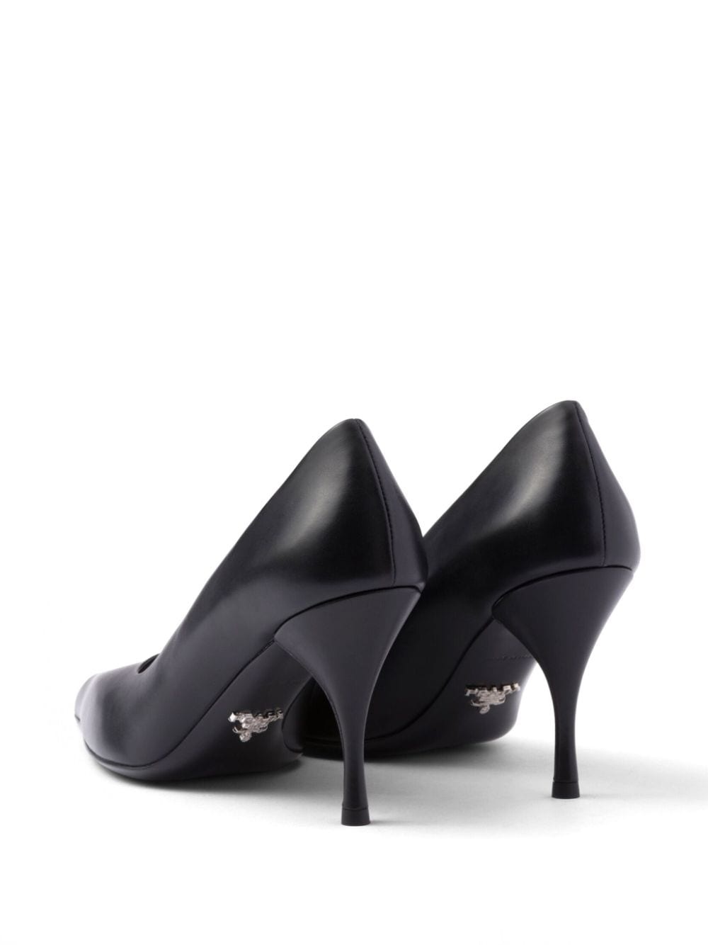 85mm leather pumps - 3