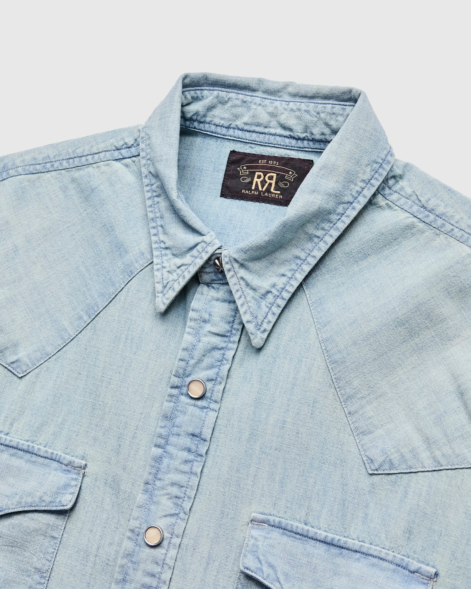 Buffalo Western Workshirt in Davey Wash - 3