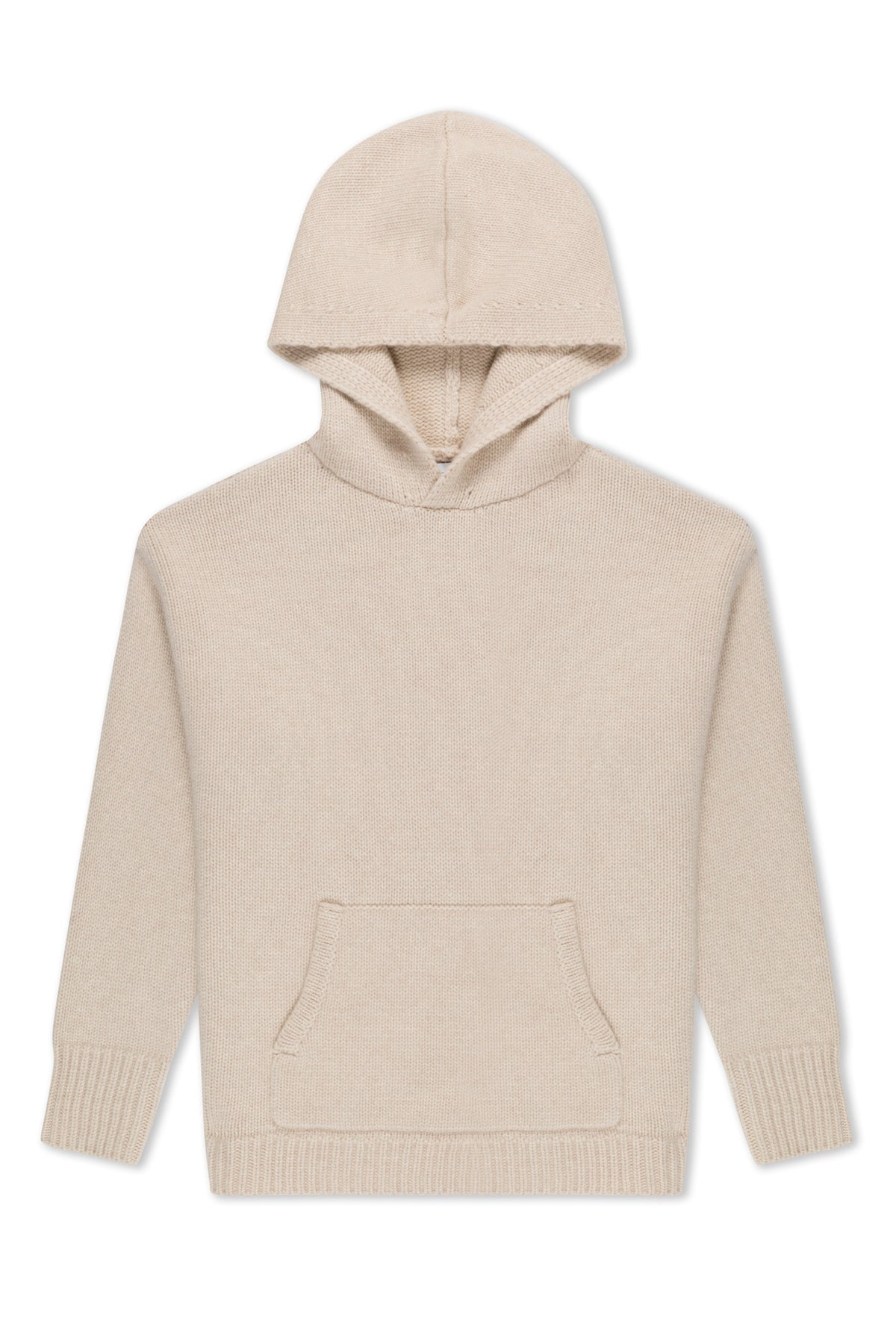 OAT HEAVY CASHMERE OVERSIZED HOODIE - 5