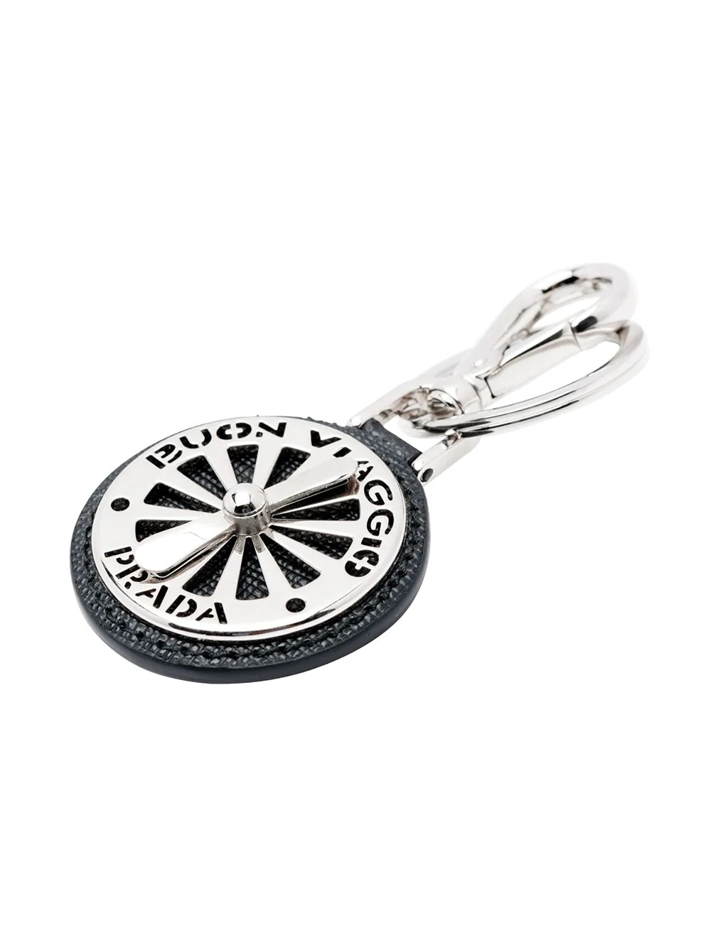 Saffiano Leather Keychain - 3