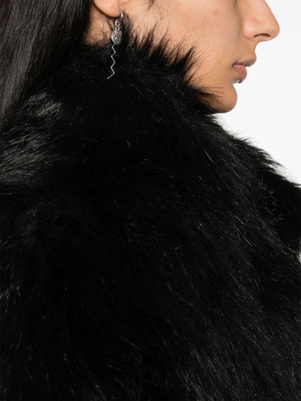 faux-fur jacket - 5