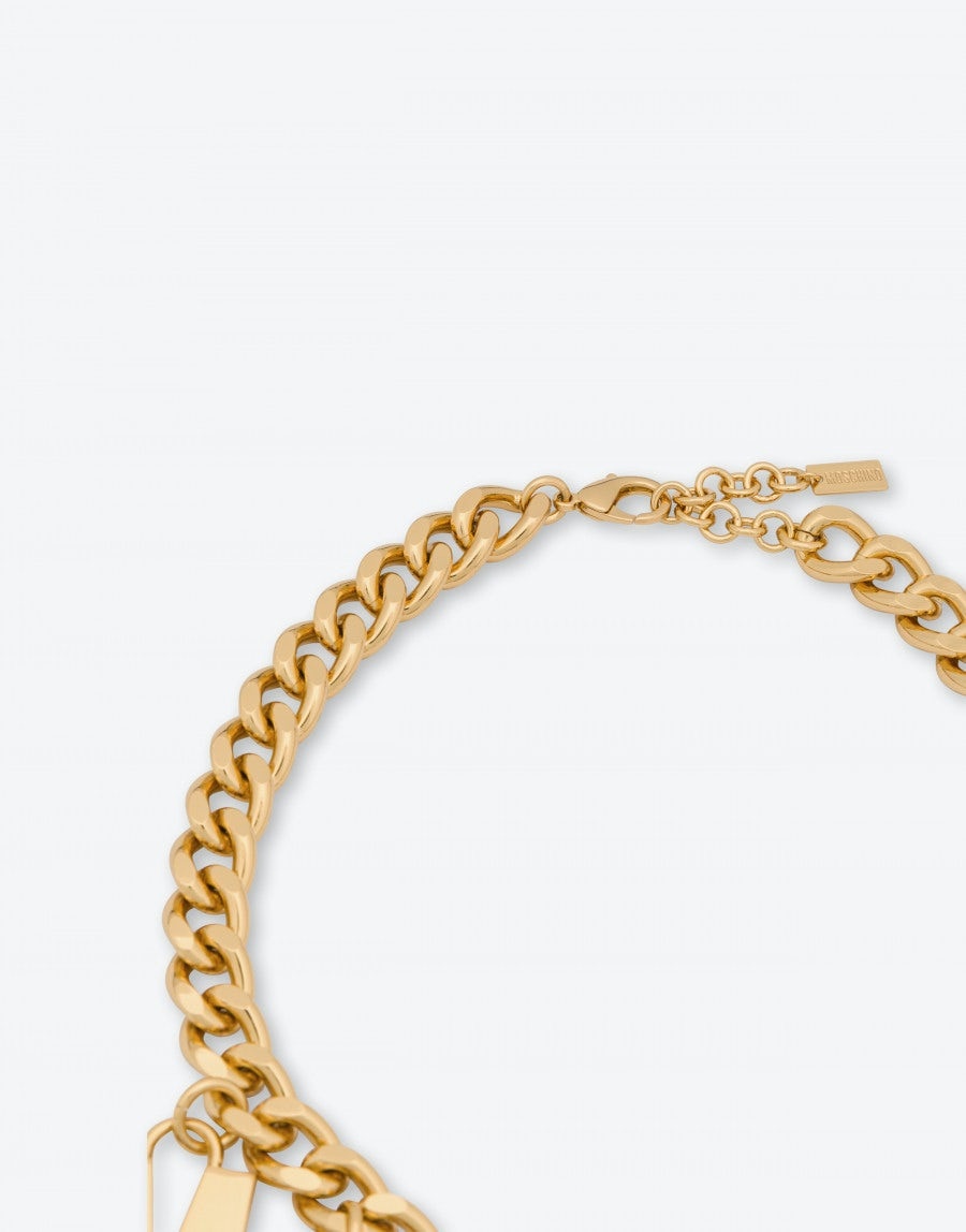 EGGS LETTERING CHAIN NECKLACE - 3