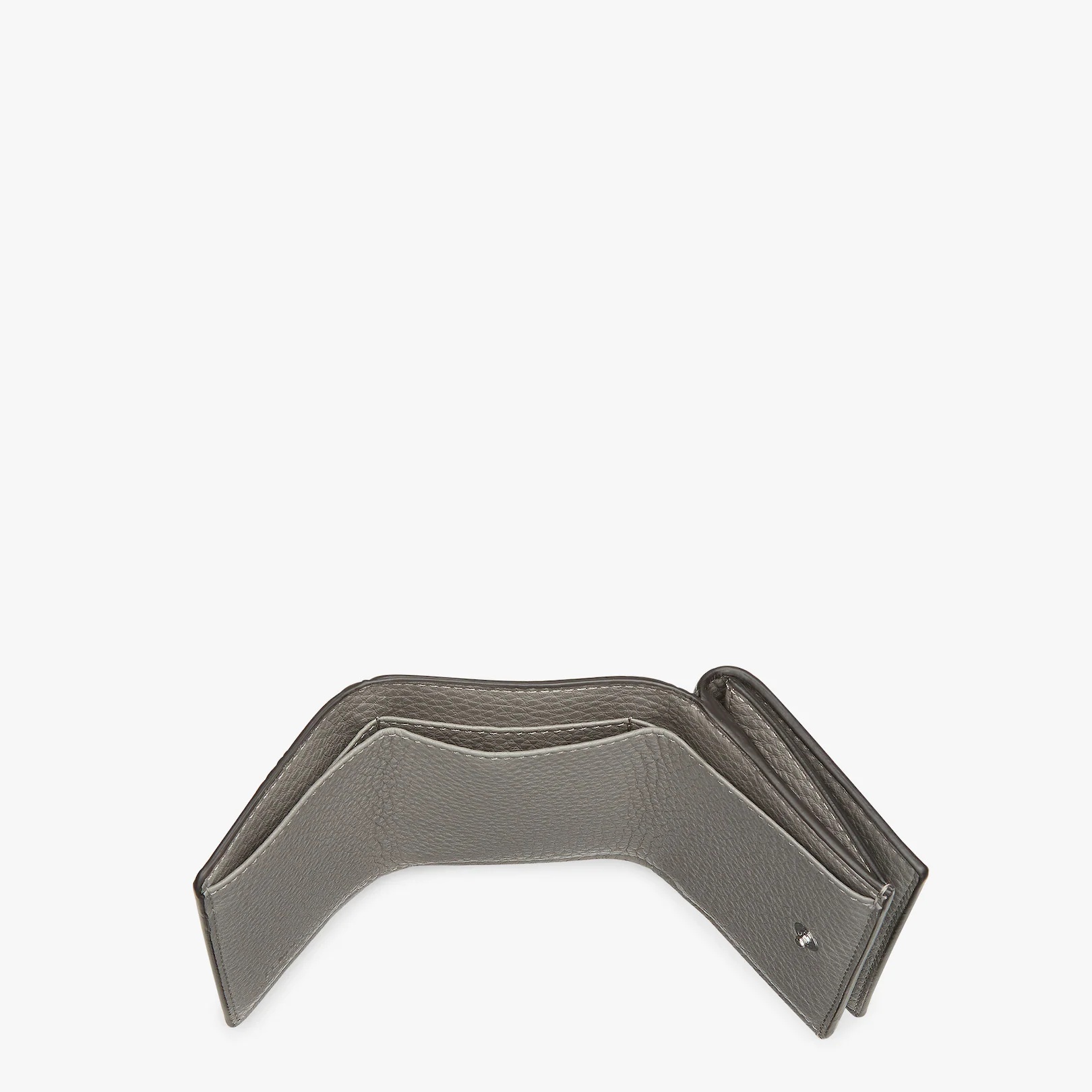 Wallet with two internal compartments for bank notes and outer pocket with press stud fastening. Mad - 4