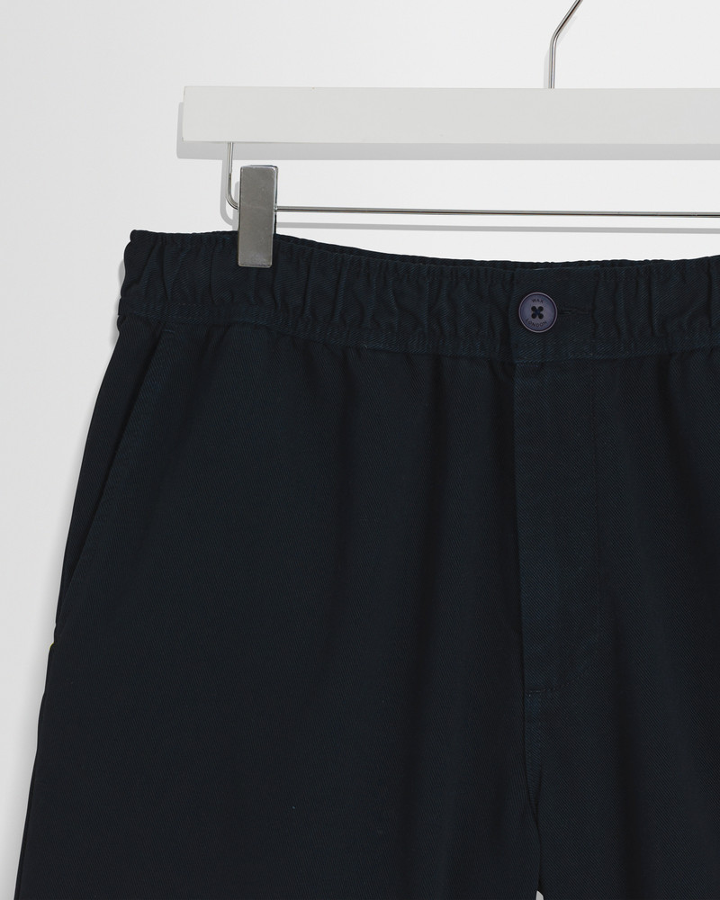 Wax London Kurt - Navy Organic Cotton Twill Shorts outlook
