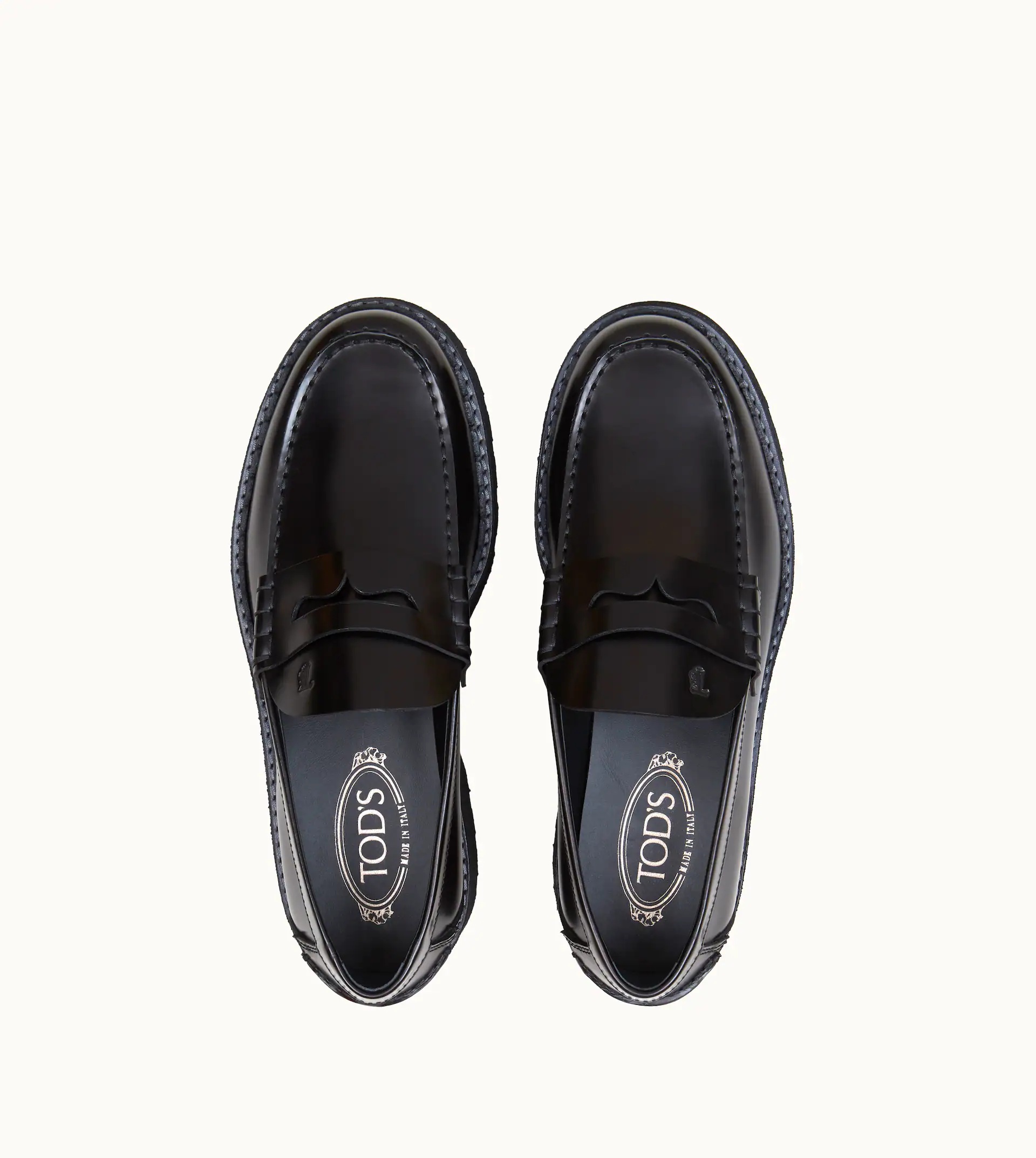 LOAFERS IN LEATHER - BLACK - 2