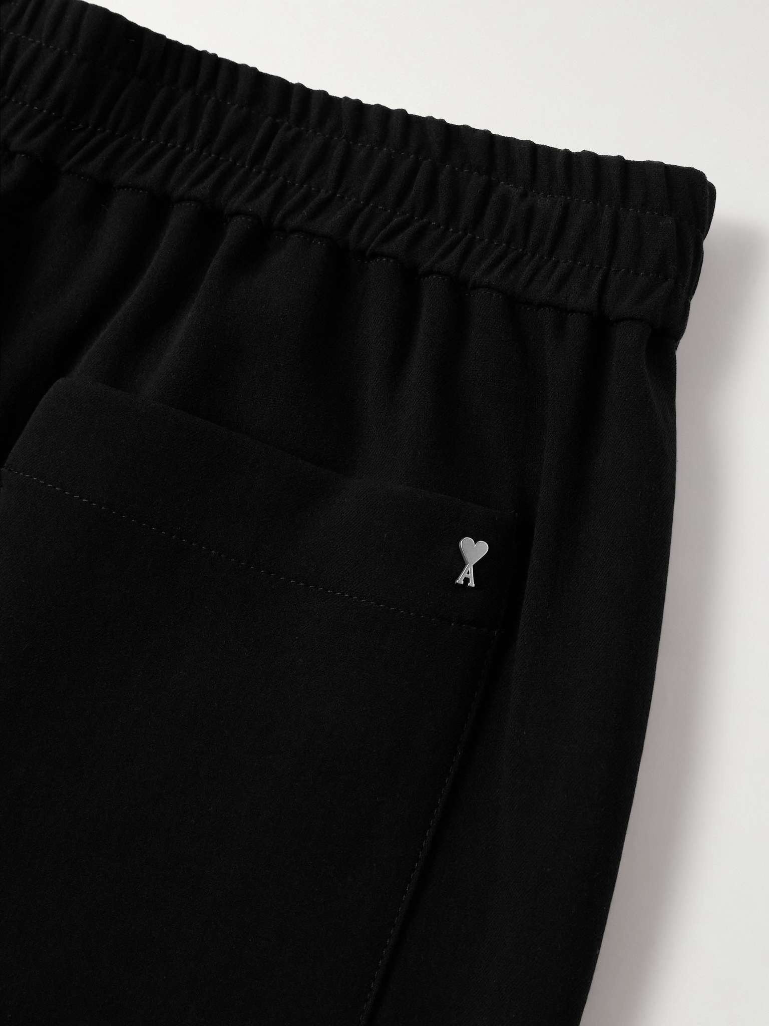 Flared Belted Cotton-Twill Trousers - 5