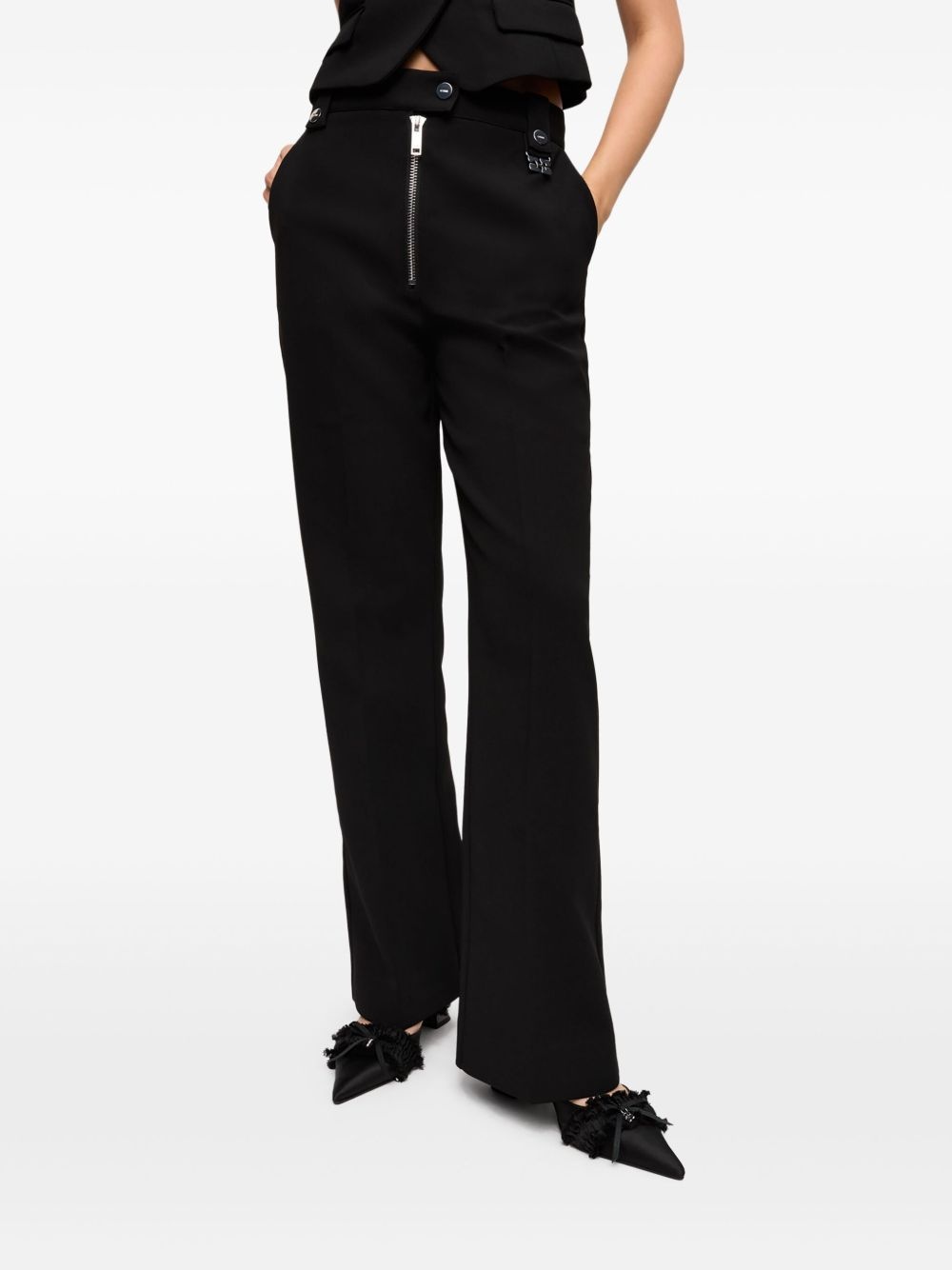 straight-leg trousers - 4