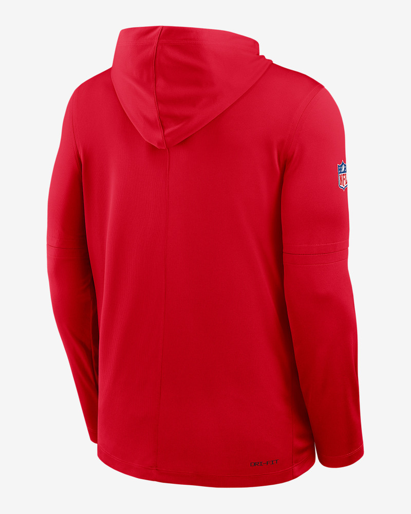 Nike New England Patriots Pass Accuracy Men's Nike Dri-FIT NFL Long-Sleeve Hooded Top outlook