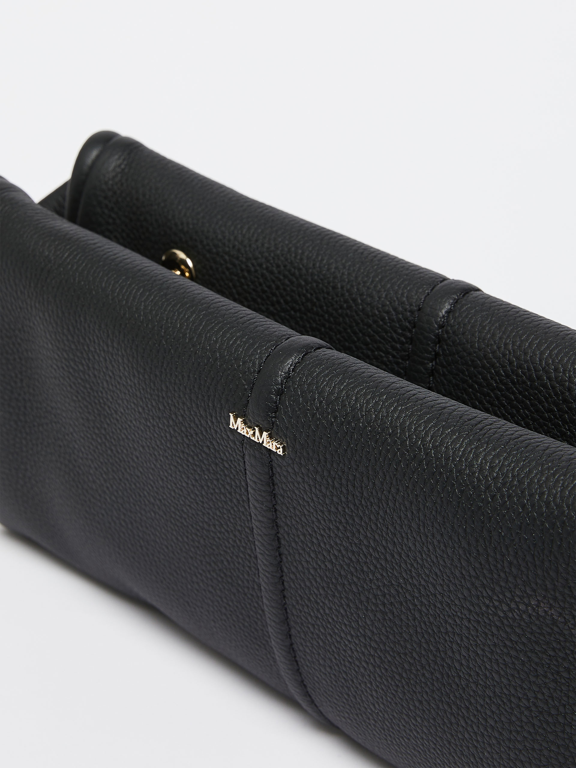 AMALIA Leather clutch bag - 5