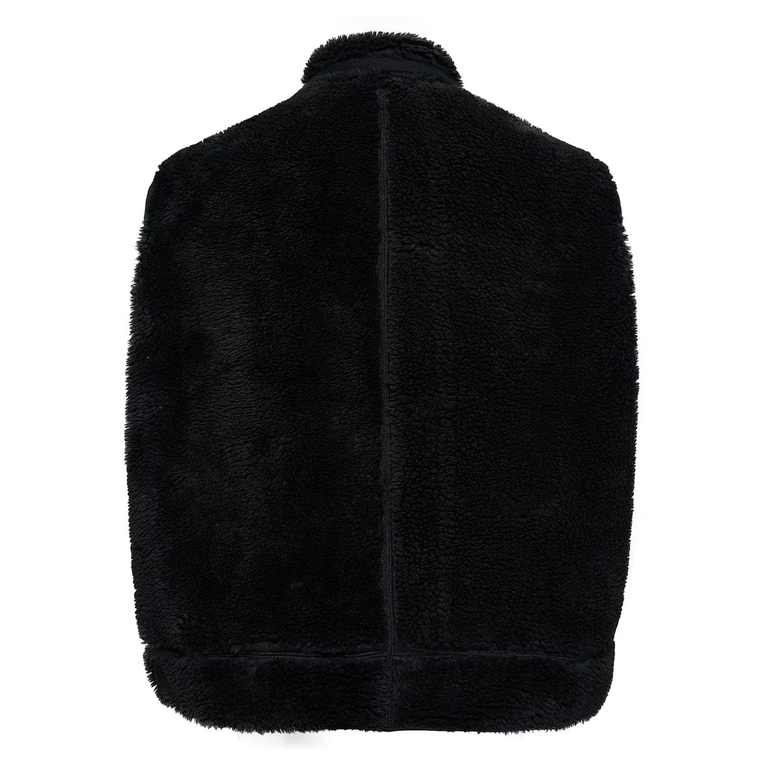 Amateur Sewn Wide Back Boa Vest - 2
