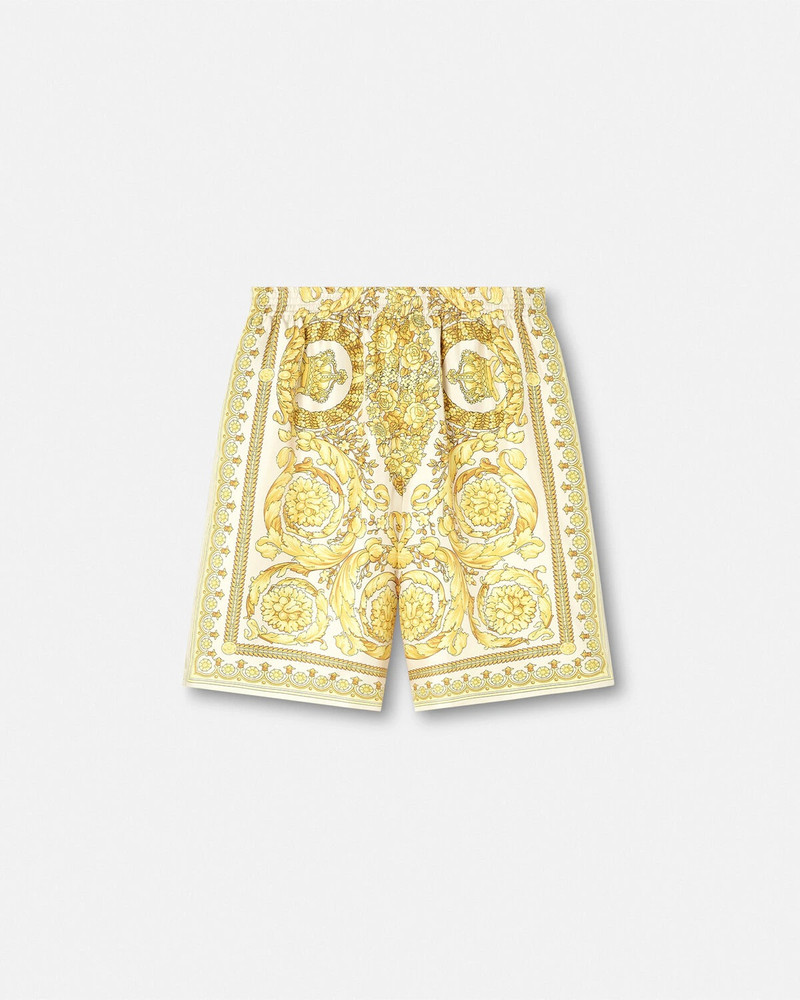 Barocco Silk Shorts - 1
