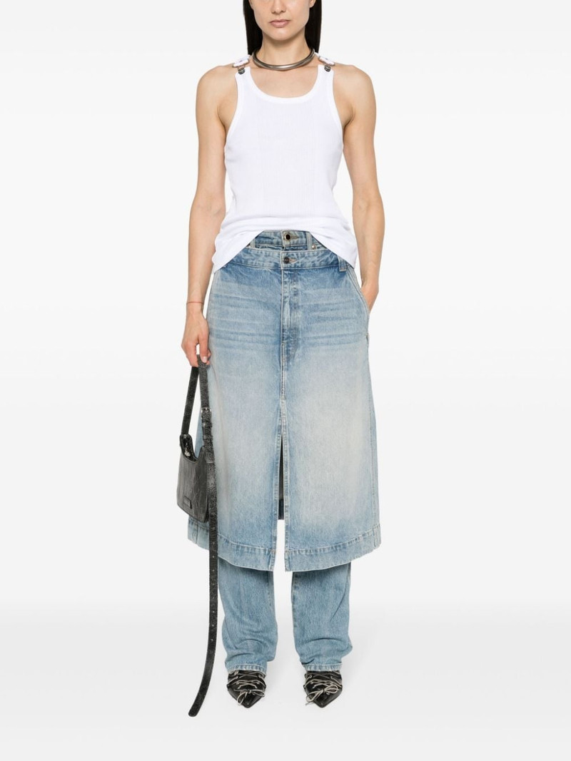 Jean Paul Gaultier ribbed-knit cotton tank top outlook