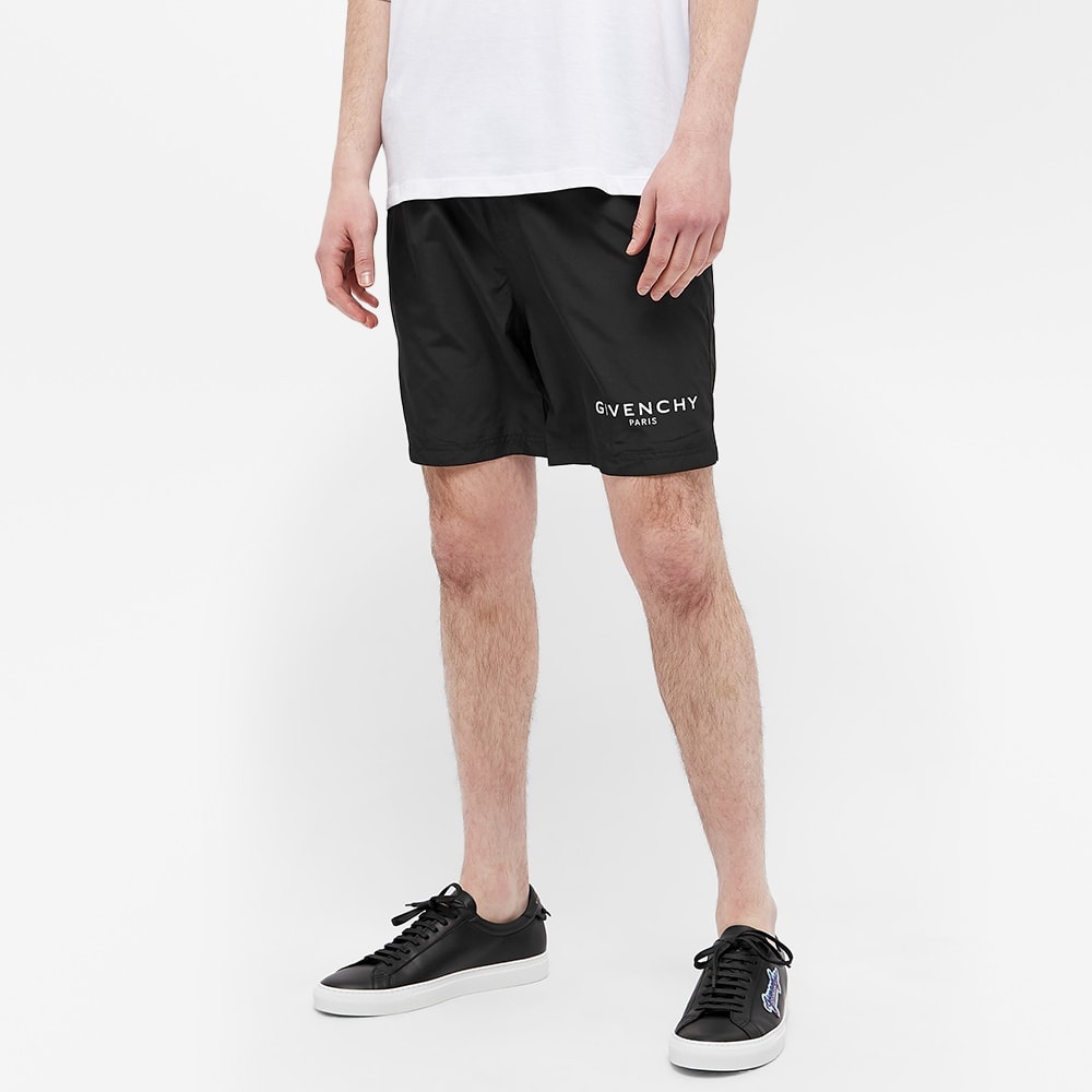 Givenchy Logo Long Swim Short - 4