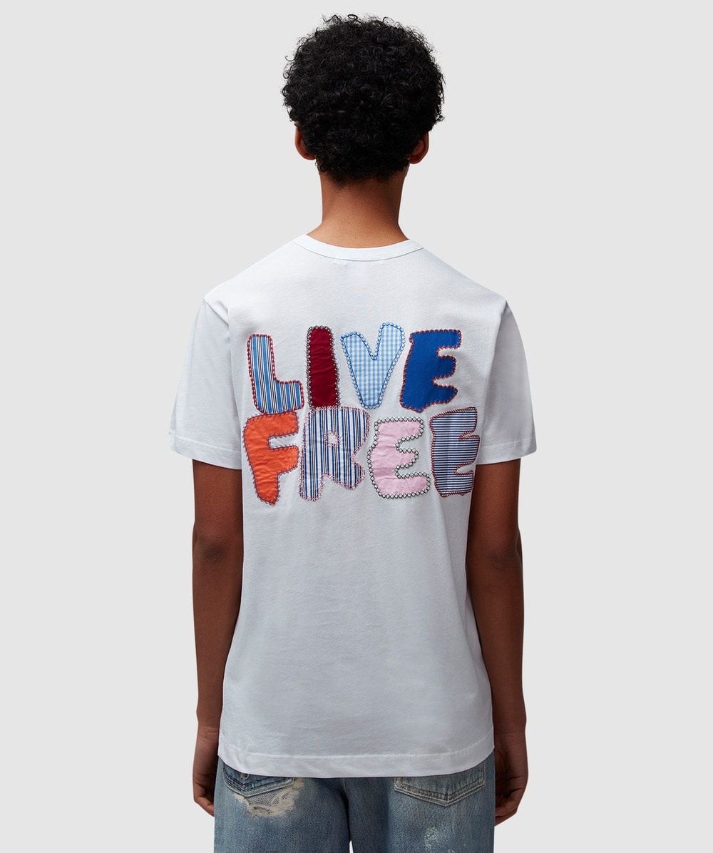 Live free patch t-shirt - 2