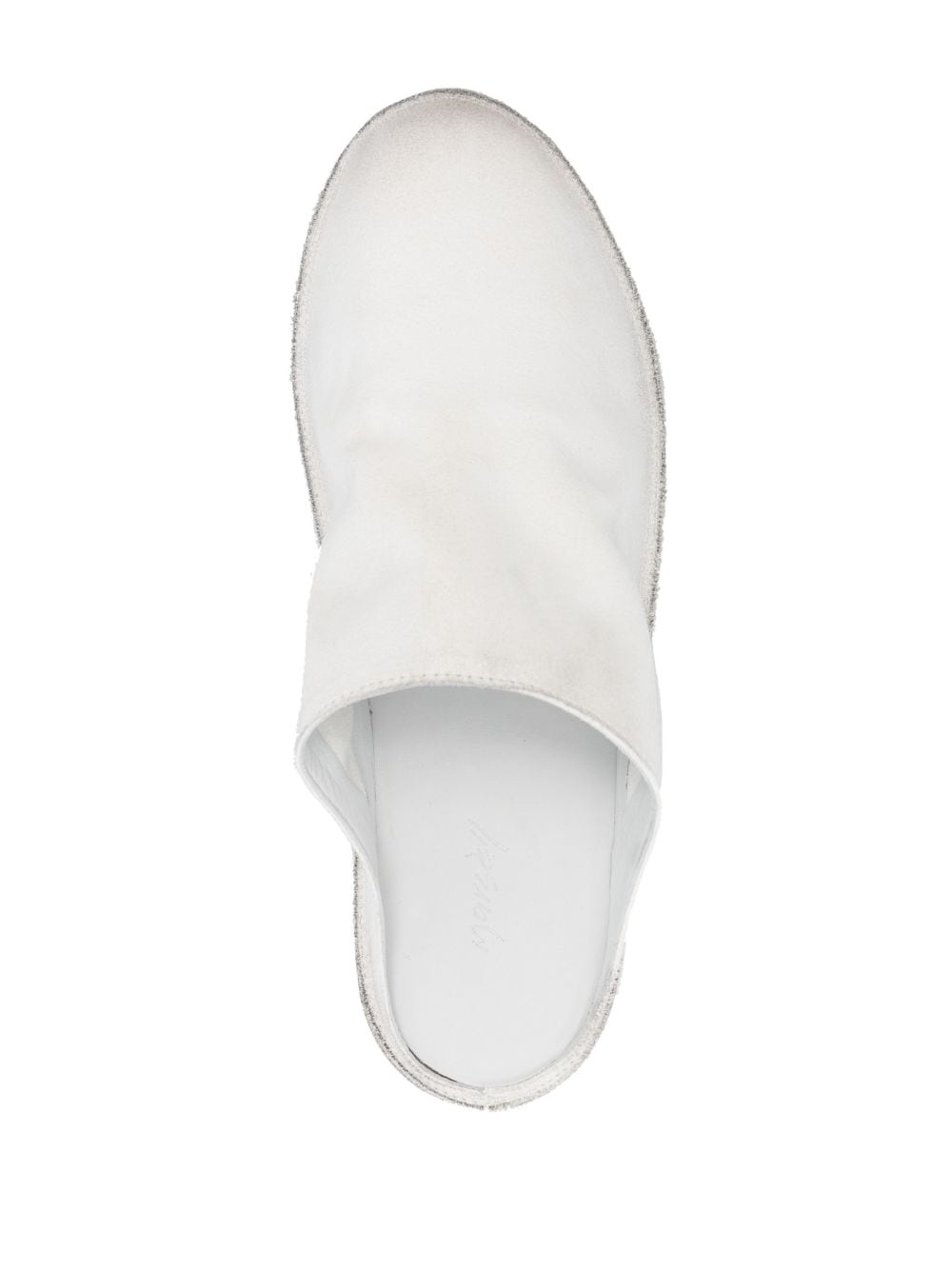 Strasacco round-toe leather slippers - 4