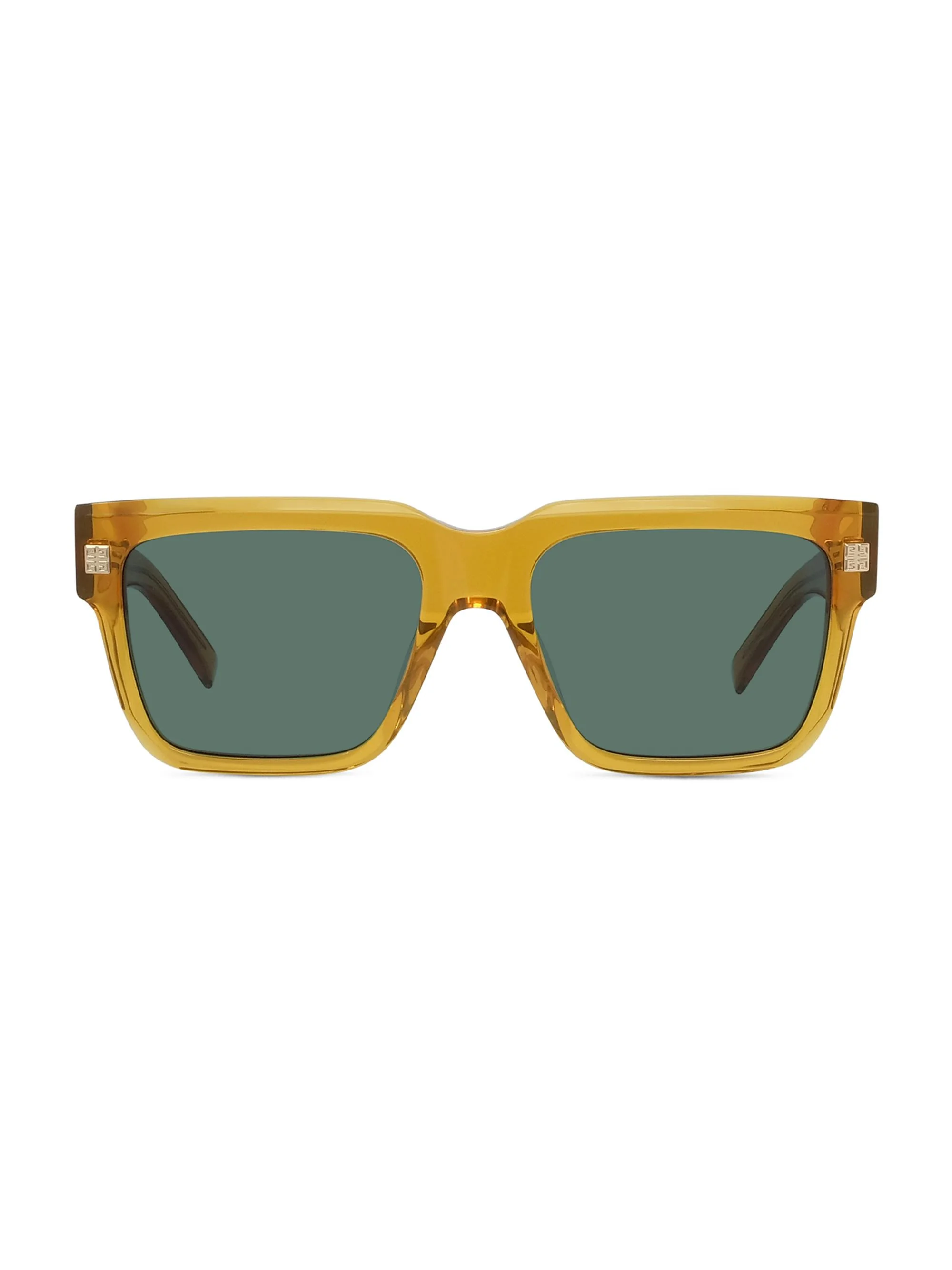 Men's GV Day 55MM Square Sunglasses - Shiny Yellow And Green - 1