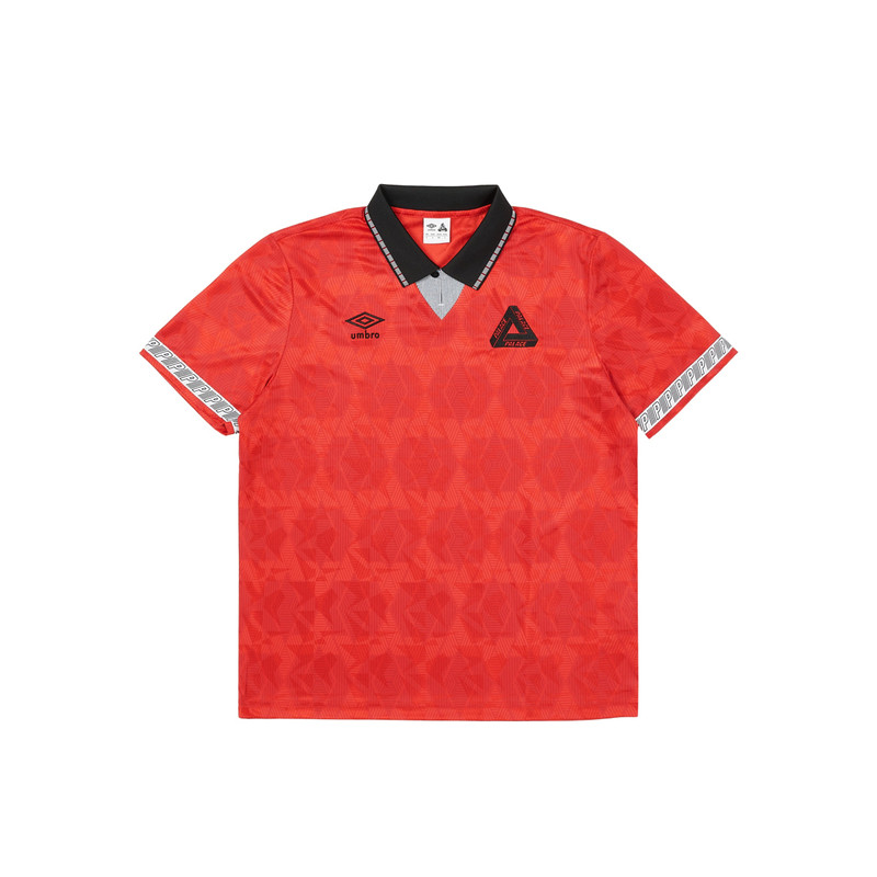 PALACE UMBRO CLASSIC JERSEY VERMILLION - 1