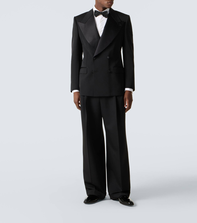 Dolce & Gabbana Wool and silk-blend gabardine suit pants outlook