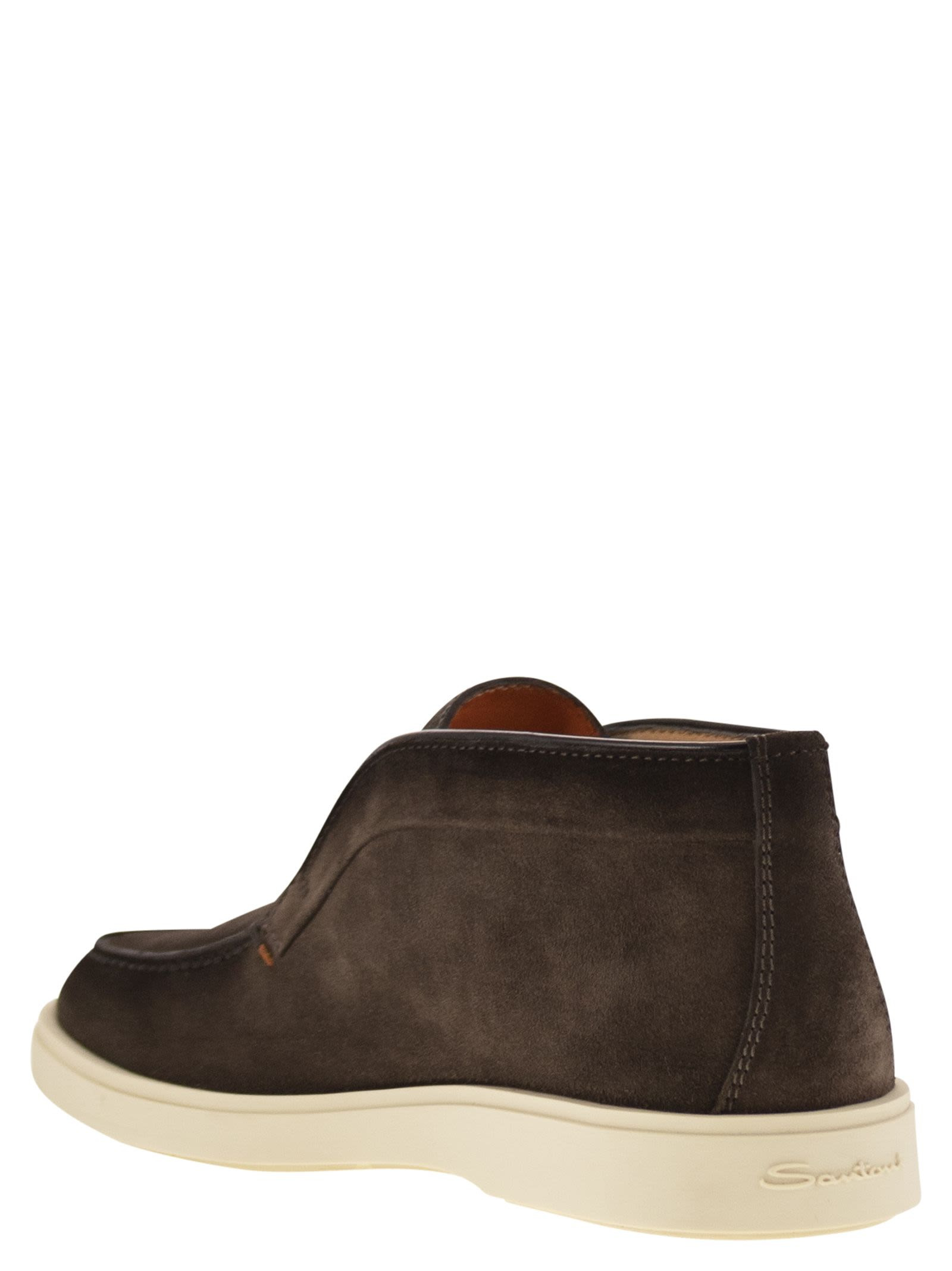 Santoni Men Suede Desert Boot - 3