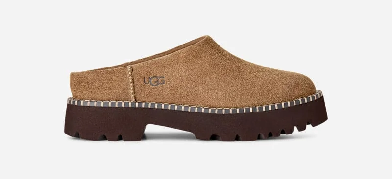 ® Women's Uptowner Mule Sheepskin in Light Bronze - 1