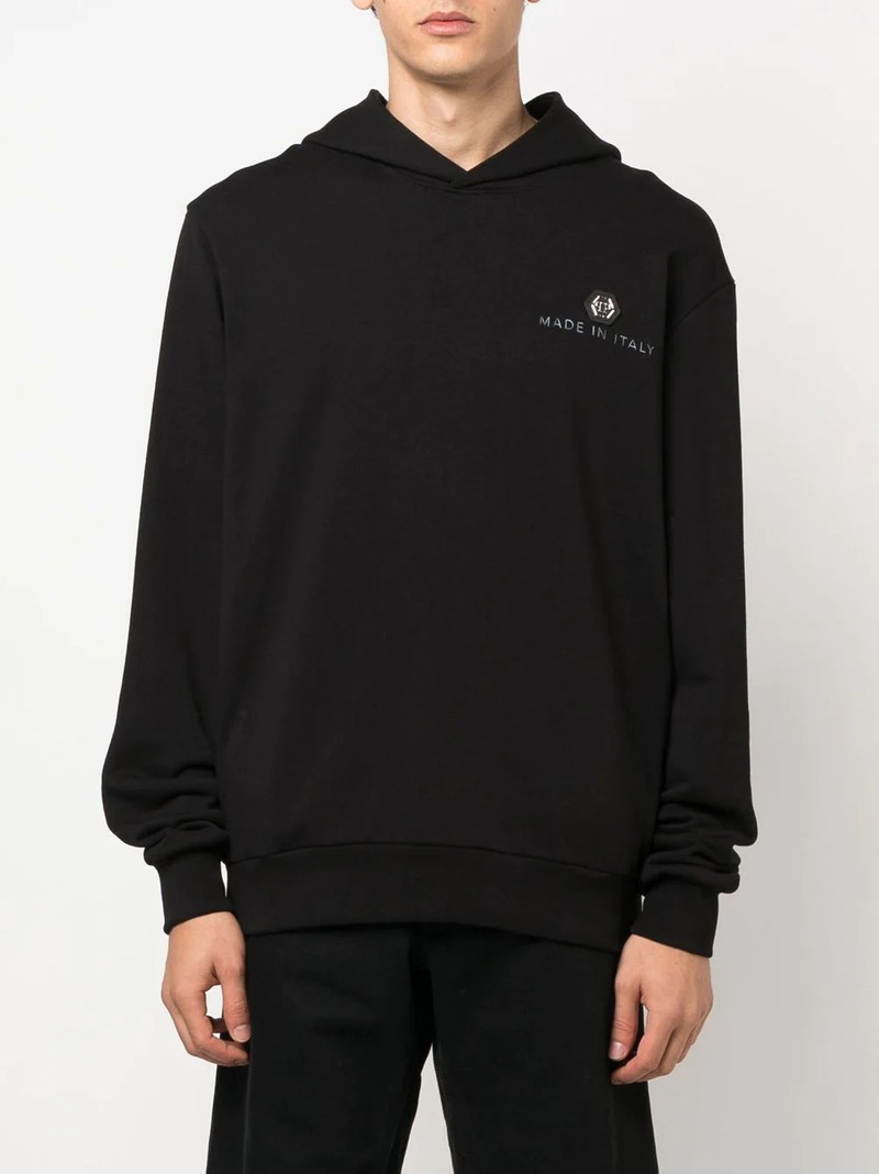 cotton logo-print hoodie 3