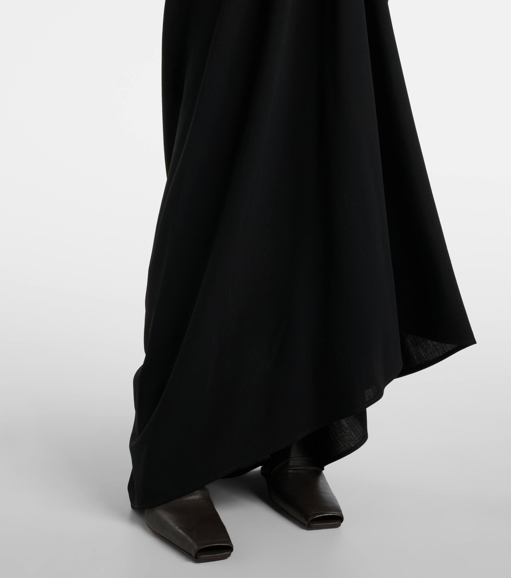 Amphora Prong wool grain de poudre gown - 5