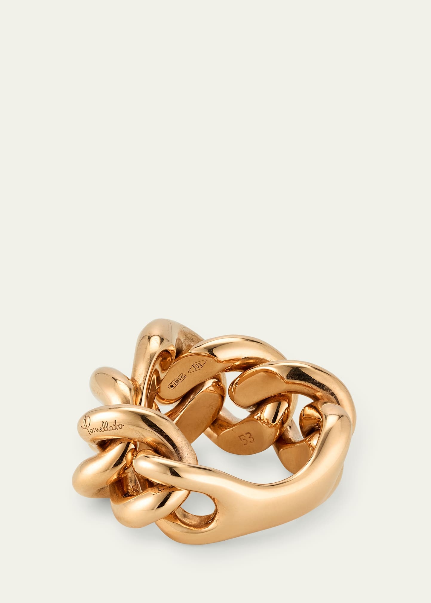 18K Rose Gold Catene Ring - 3