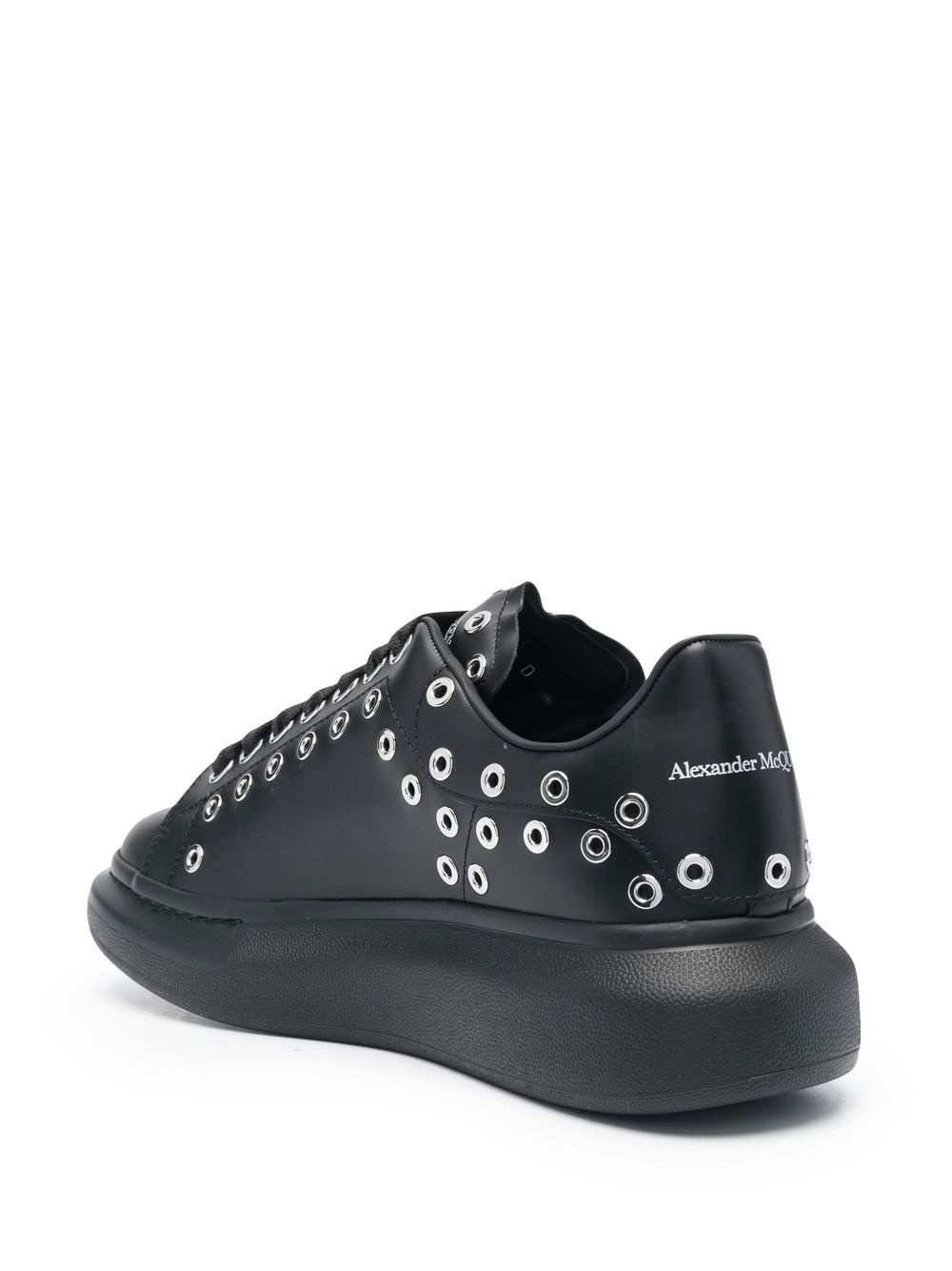 Oversized eyelet detail sneakers - 3