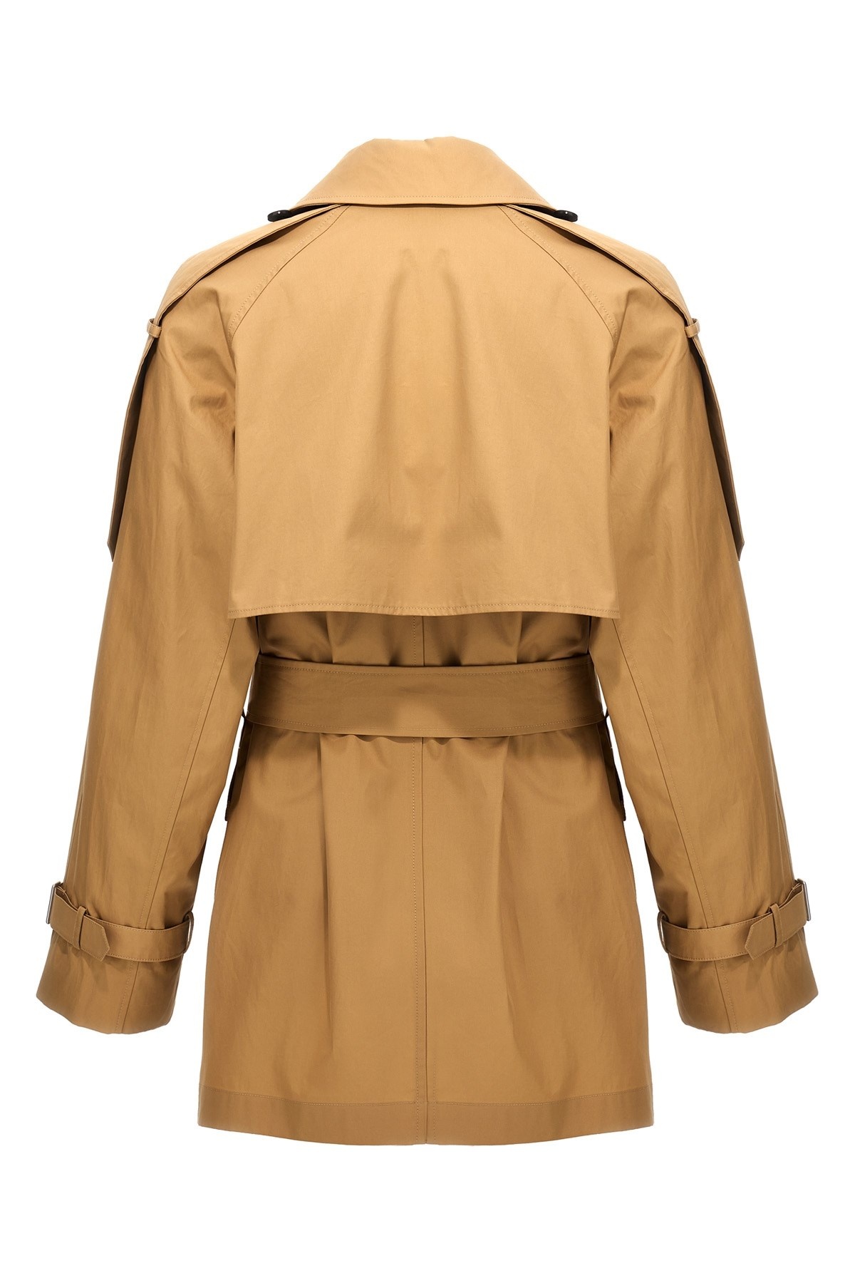 トレンチコート Burberry Double-breasted short trench coat (8089783 FLAX) Burberry Double-Breasted Short Trench Coat - Beige | 8089783