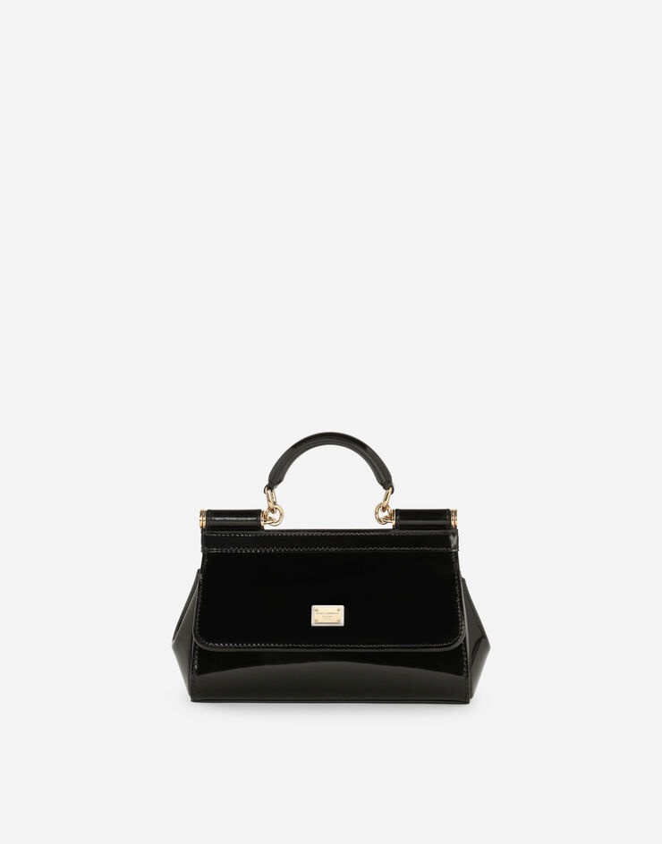 Small Sicily bag in polished calfskin - 1