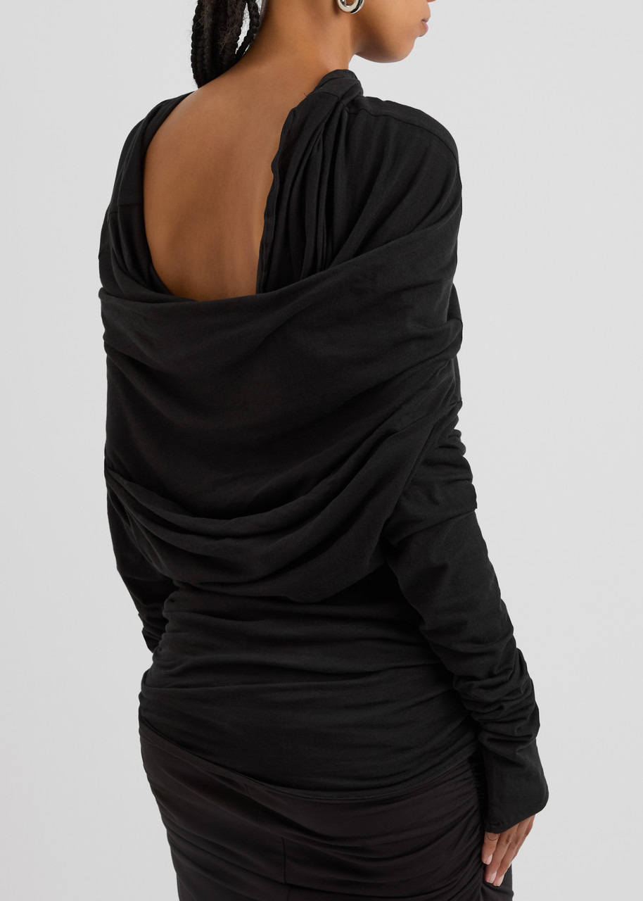 Entire Studios Bound Draped Stretch-cotton top - 3
