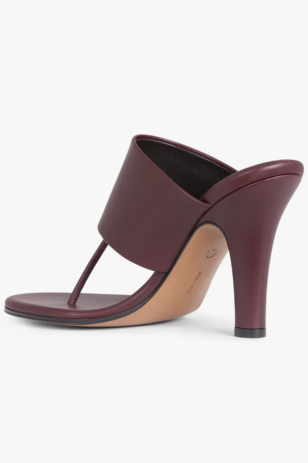 SIGNUM 90MM THONG MULE | BORDEAUX - 3