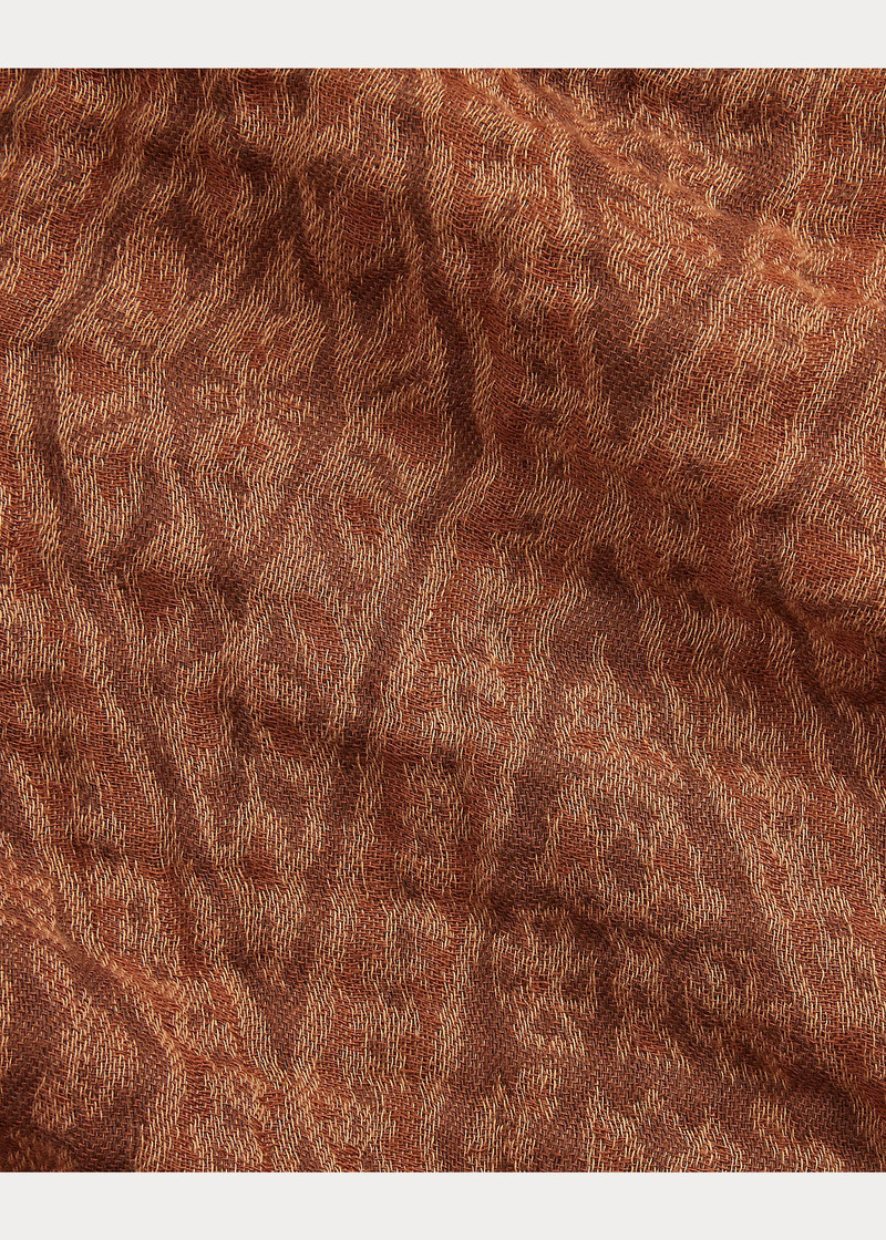 Double-Faced Cotton Jacquard Scarf 5