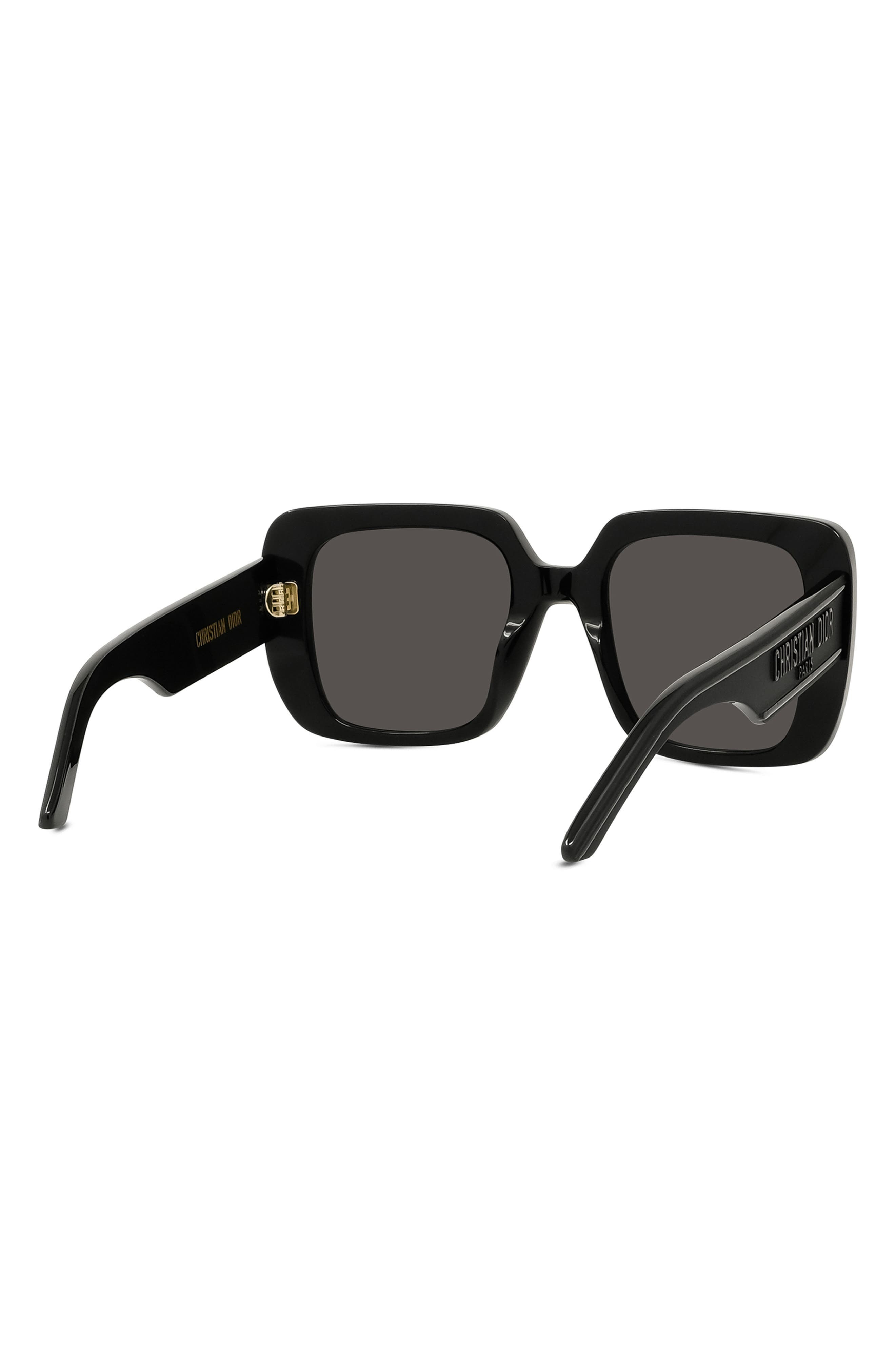 Wildior S3U 55mm Square Sunglasses in Black/Grey at Nordstrom - 5