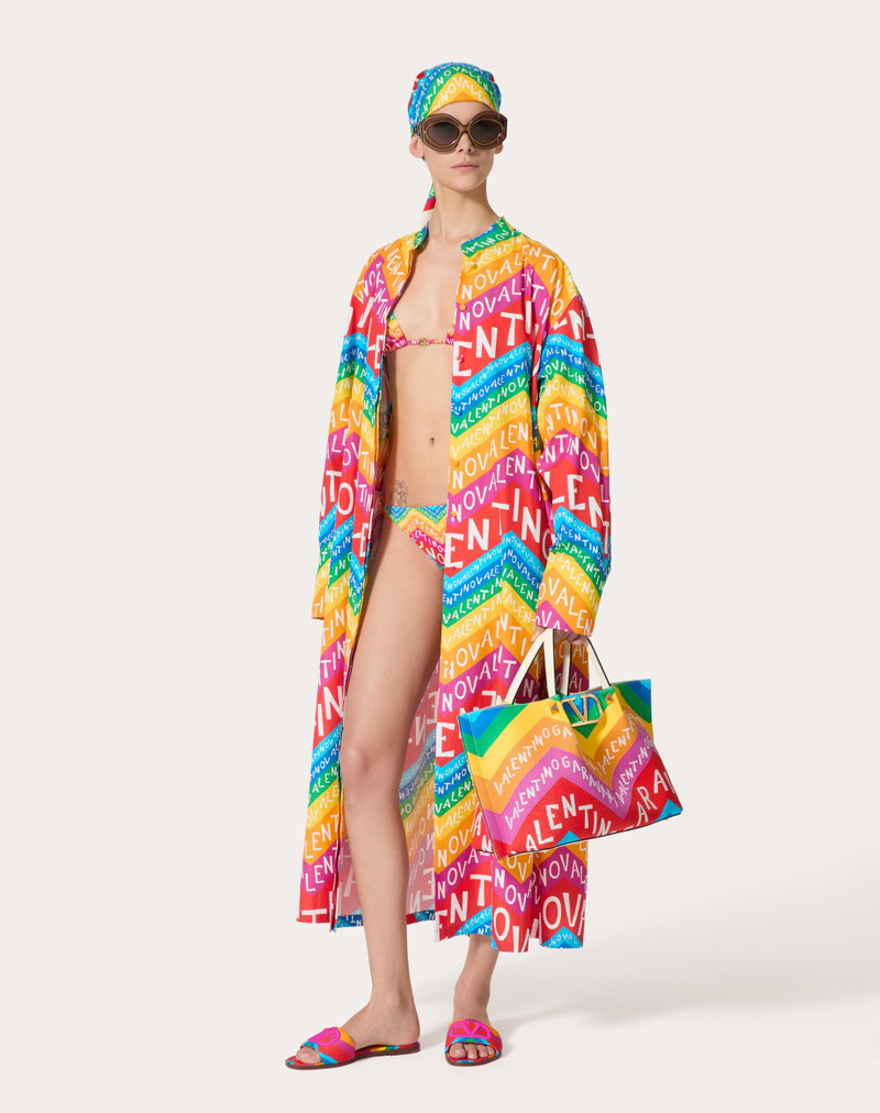 Valentino VALENTINO CHEVRON LYCRA BIKINI 24 outlook