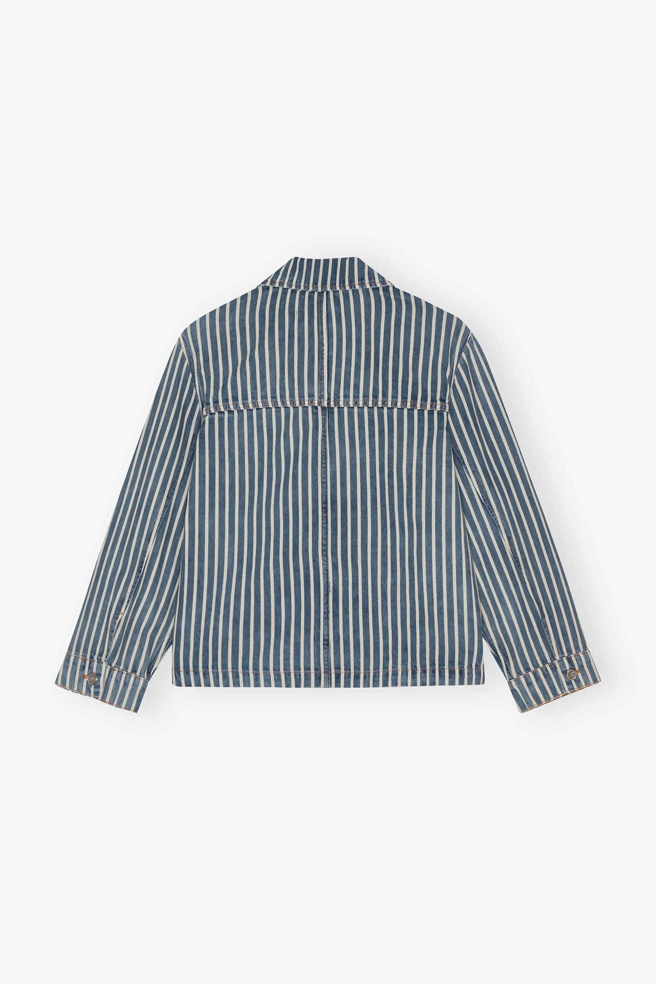 STRIPED DENIM JACKET - 6