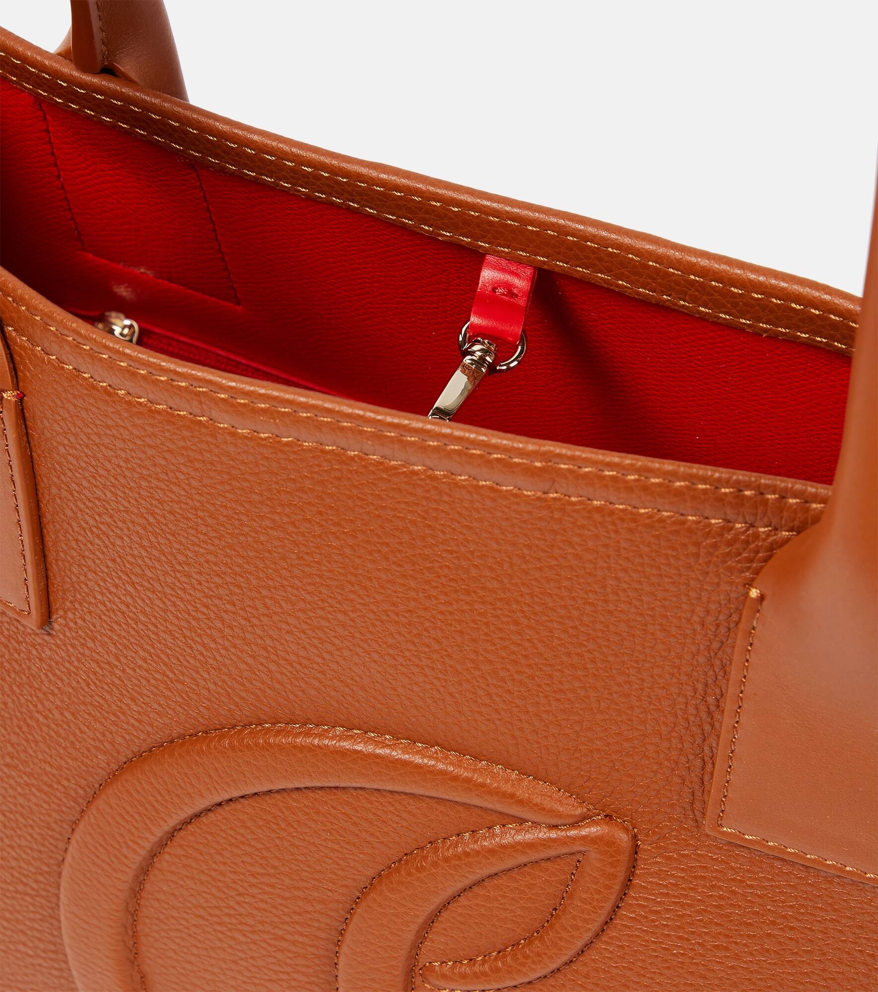 By My Side Large leather tote bag - 3