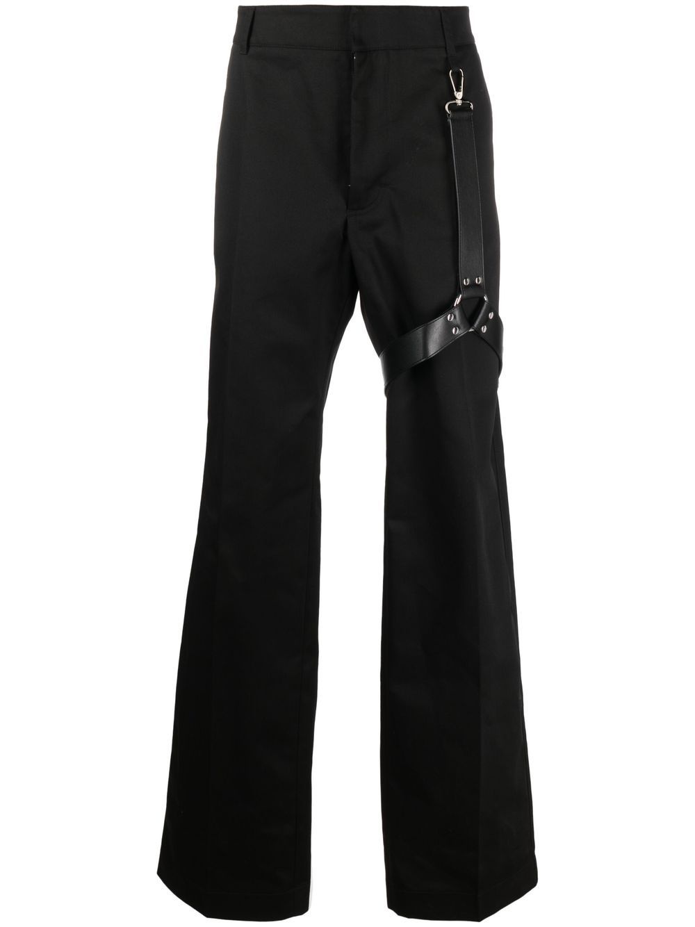 harness-detail trousers - 1