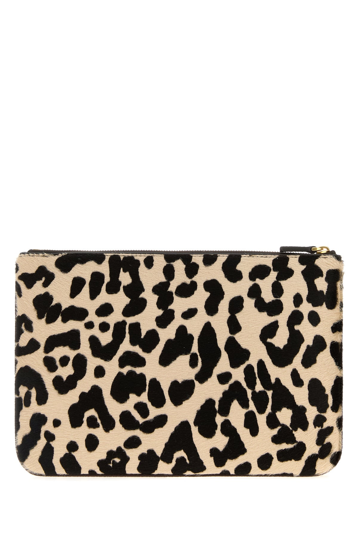Printed calf hair VLogo Signature pouch - 3