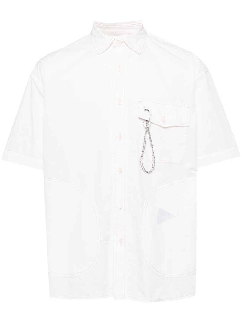 appliqué-detail short-sleeve shirt 1