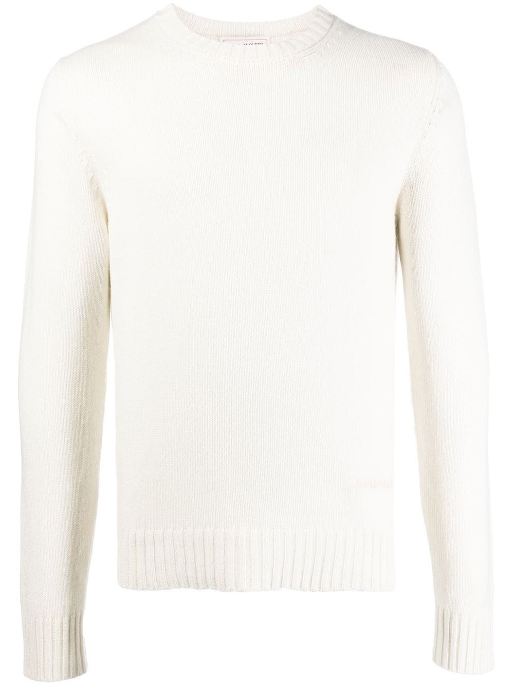 ribbed-detail knit jumper - 1