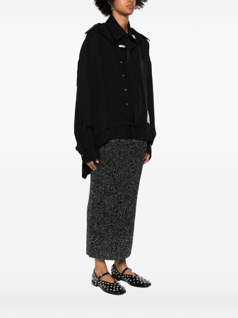 layered button-fastening top - 3