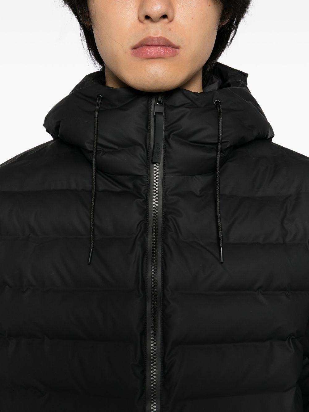 logo-patch jacket - 5