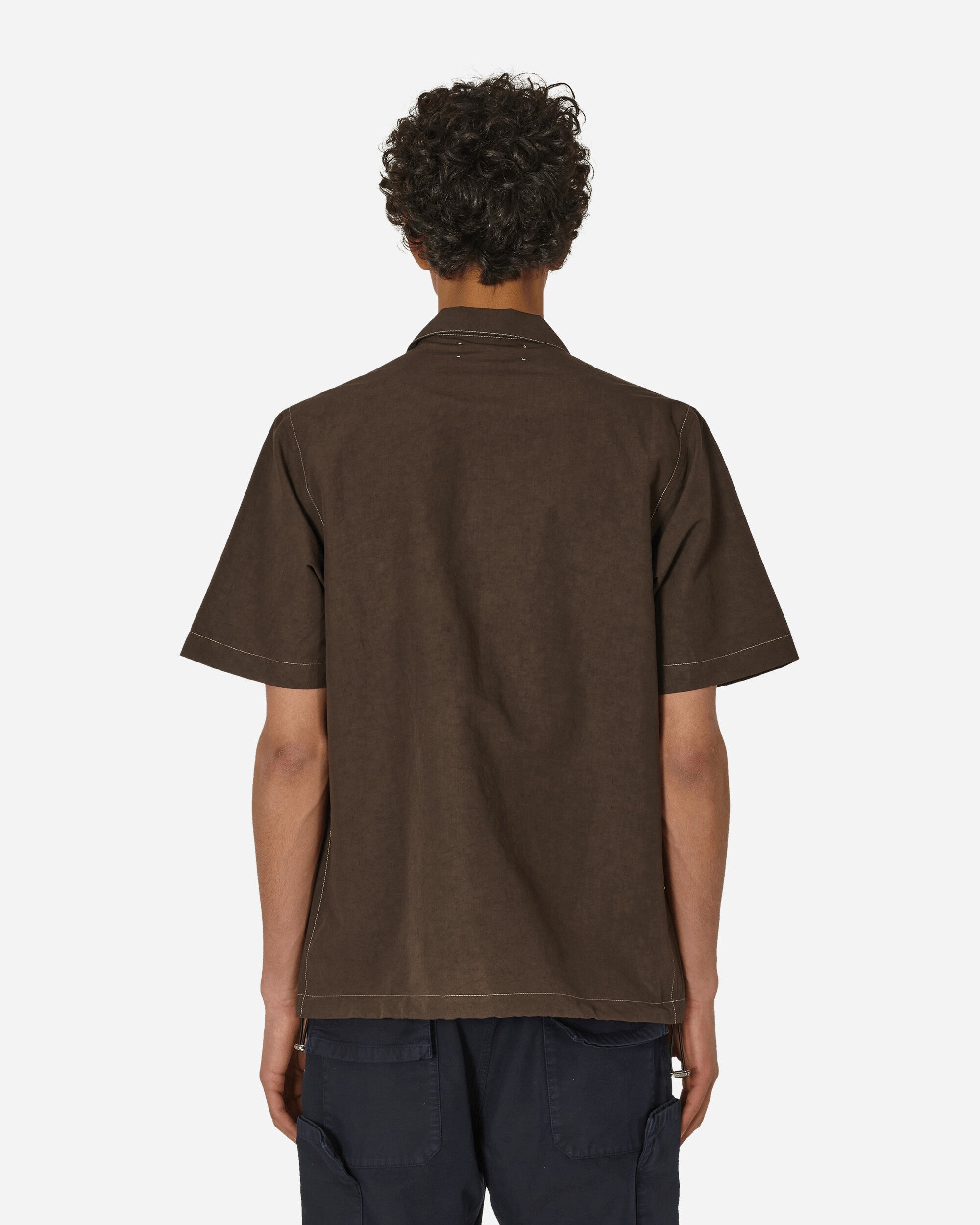 Glems Shortsleeve Shirt Chocolate Brown - 3
