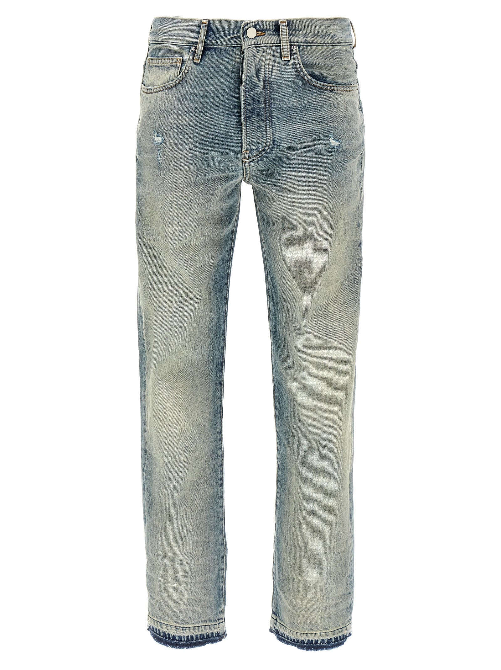 Released Hem Jeans Blue - 1
